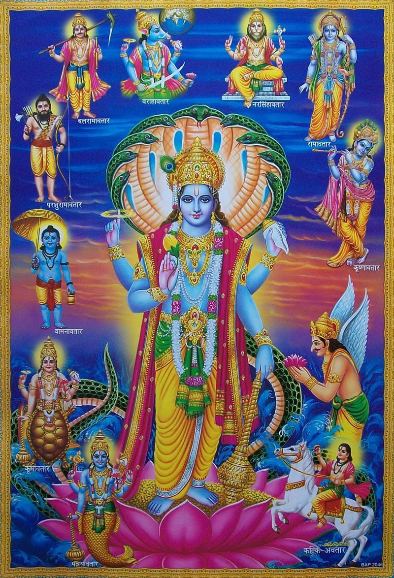 Dashavatar  10 Avatars of Lord Vishnu  Hindu Gallery
