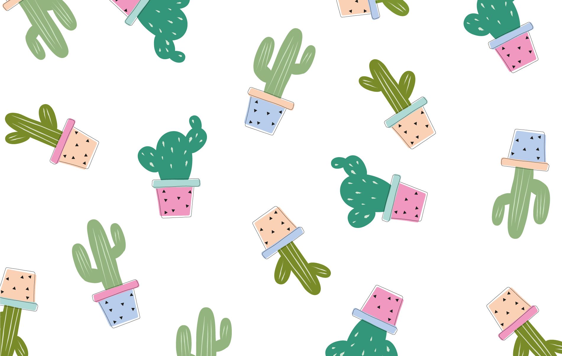 Cartoon Cactus Wallpaper Free Cartoon Cactus Background
