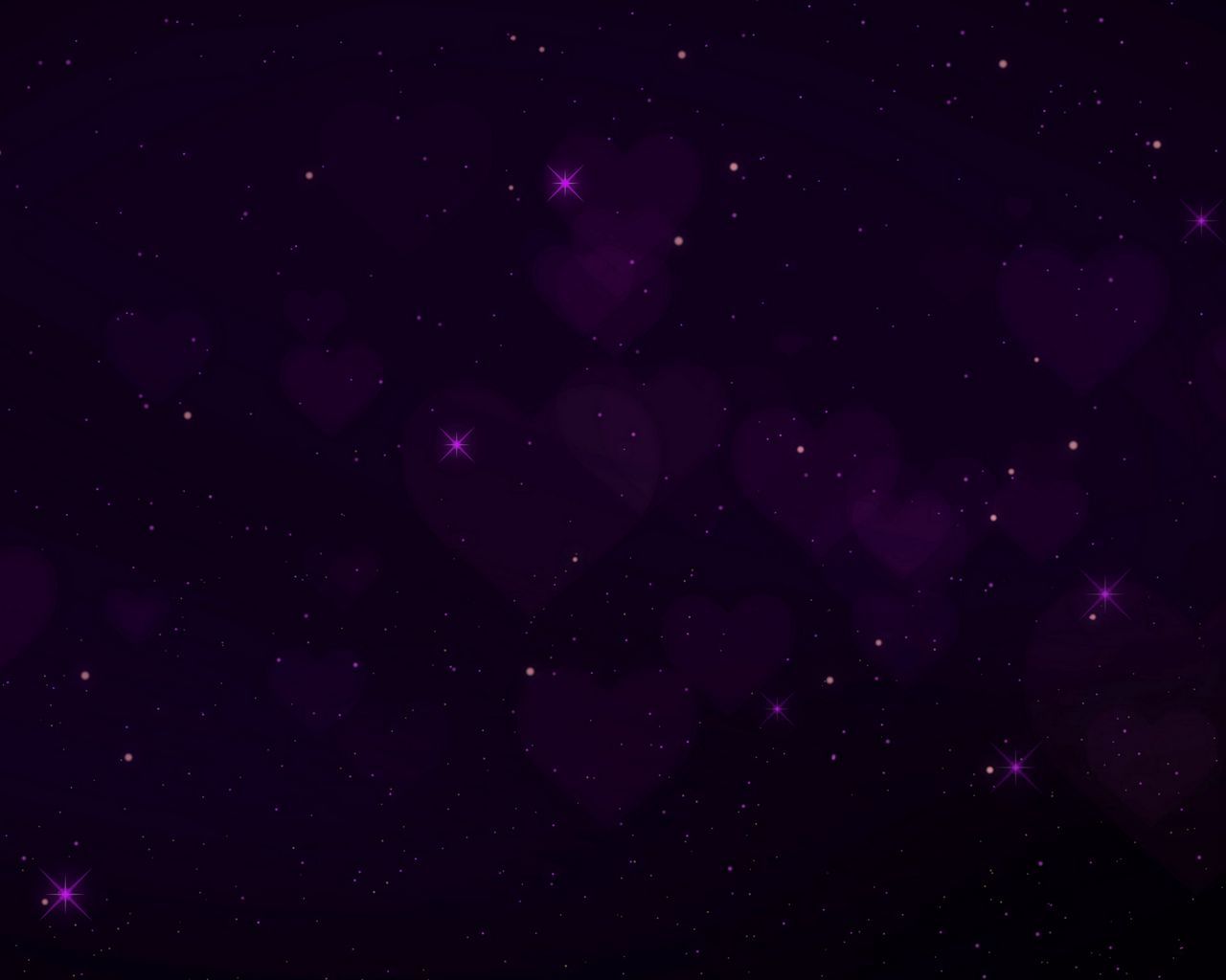 Download wallpaper 1280x1024 constellation, galaxy, hearts, stars standard 5:4 HD background