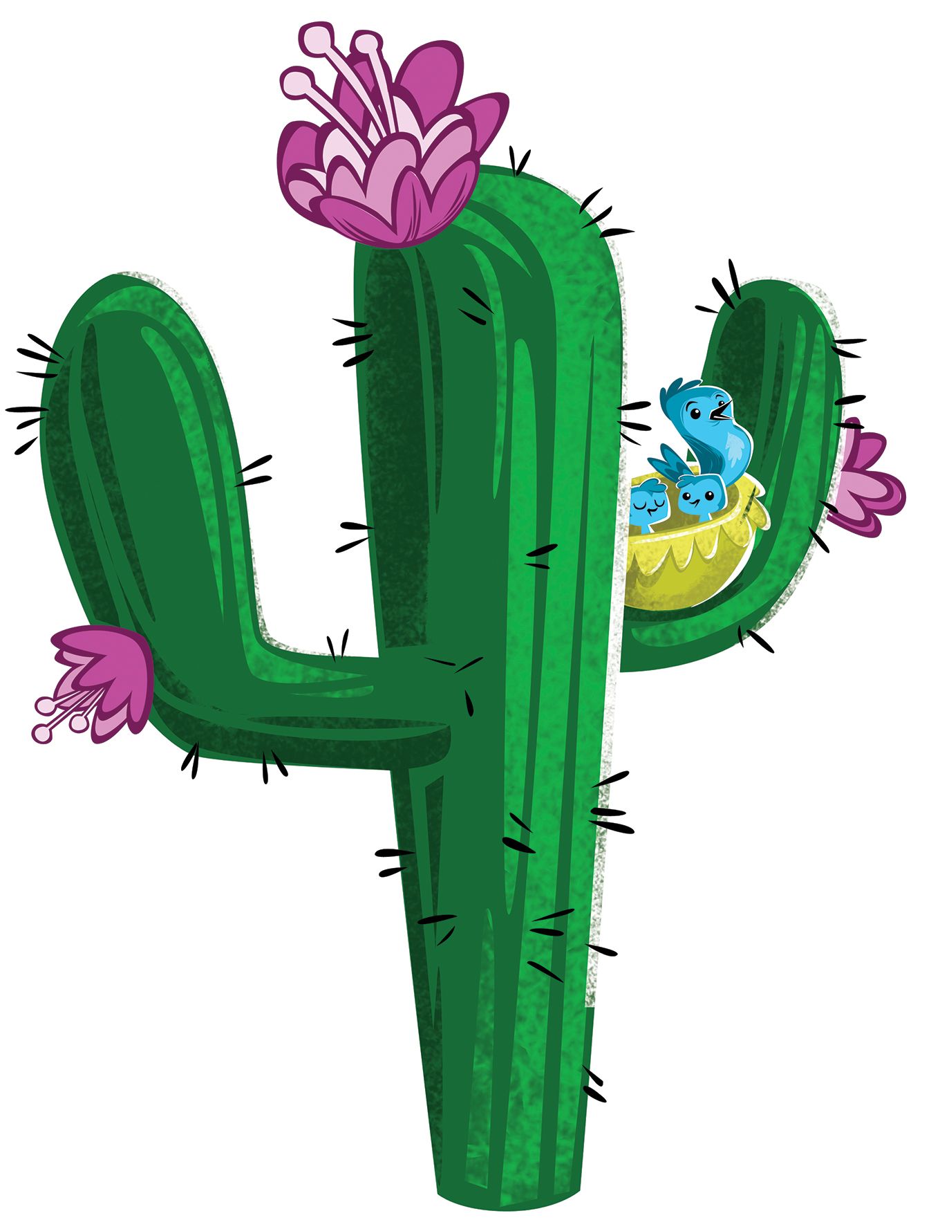 Best Top Cactus Clipart Image