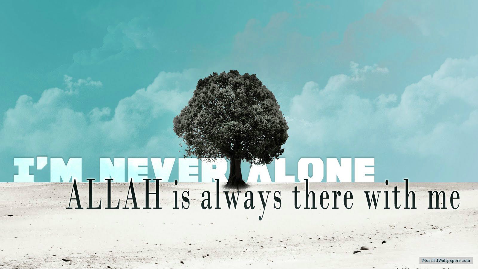 Islamic Wallpaper with Quotes