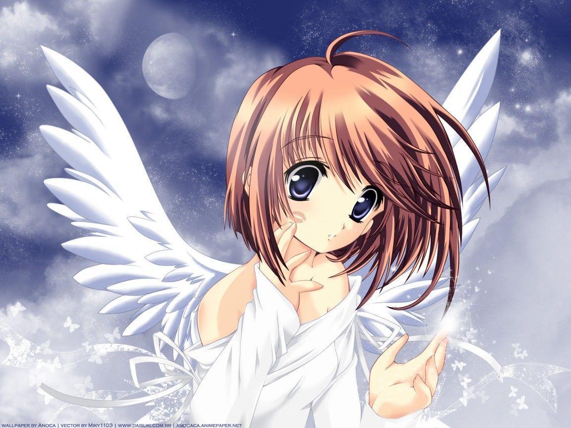 Anime Angel Girl | Beautiful anime girl with wings^^ www.fli… | Flickr