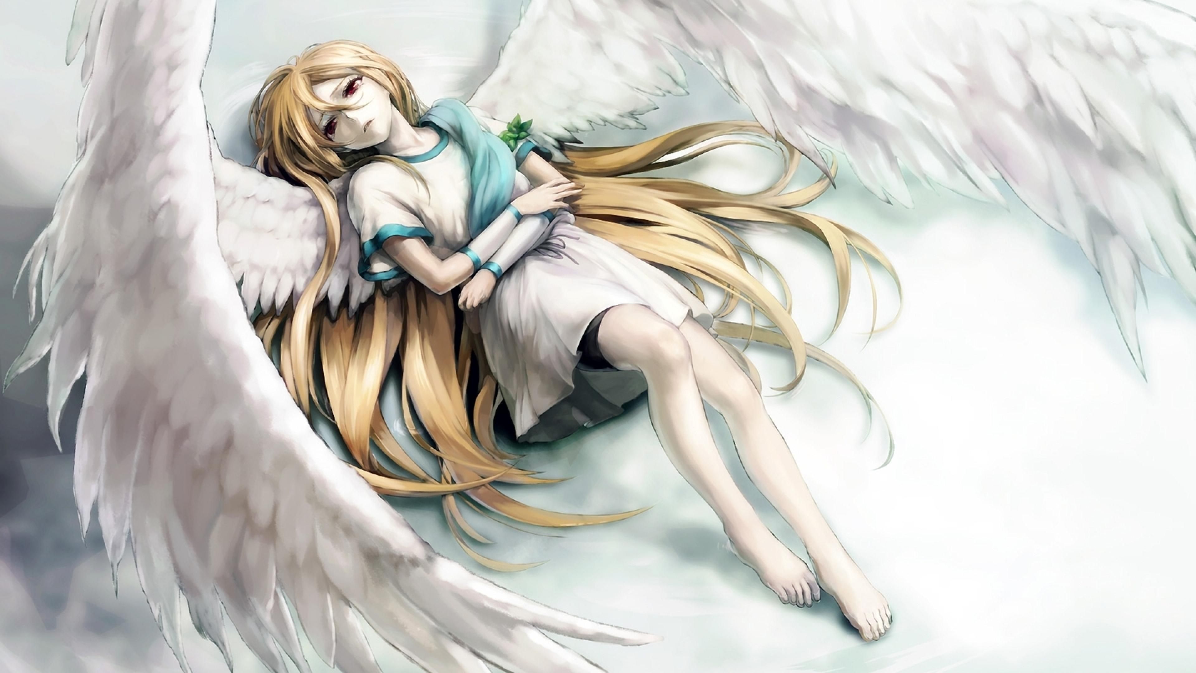 Sorrow Wallpaper Girl With Angel Wings