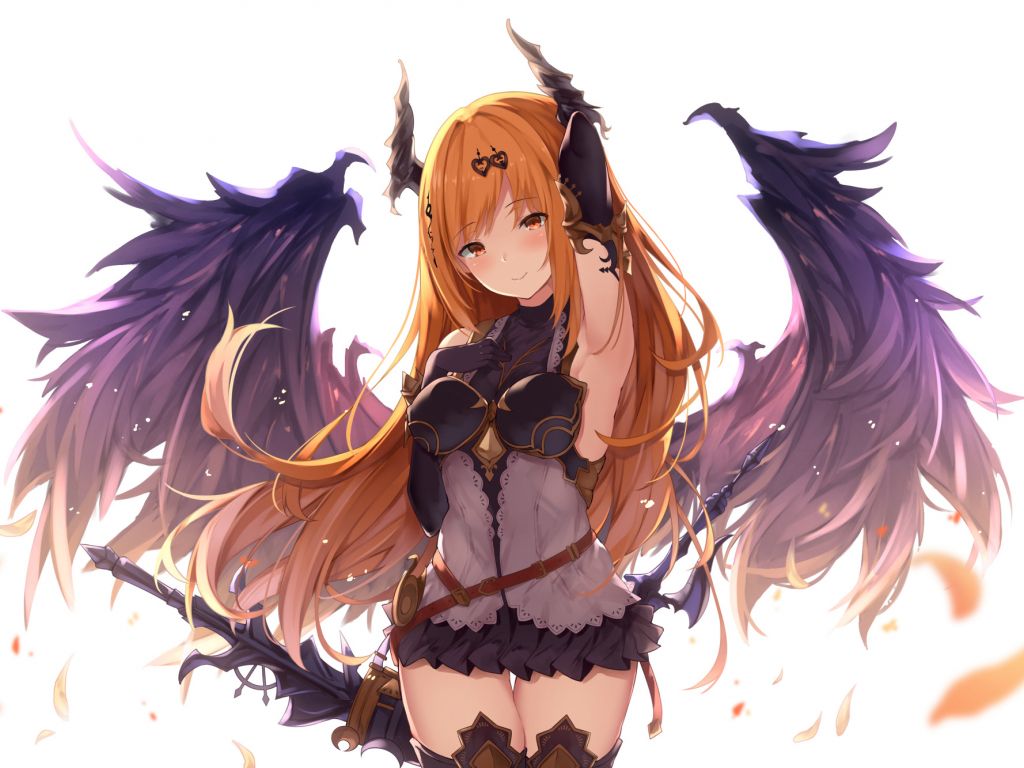 Desktop wallpaper dark angel olivia, granblue fantasy, anime girl, HD image, picture, background, 5f3249