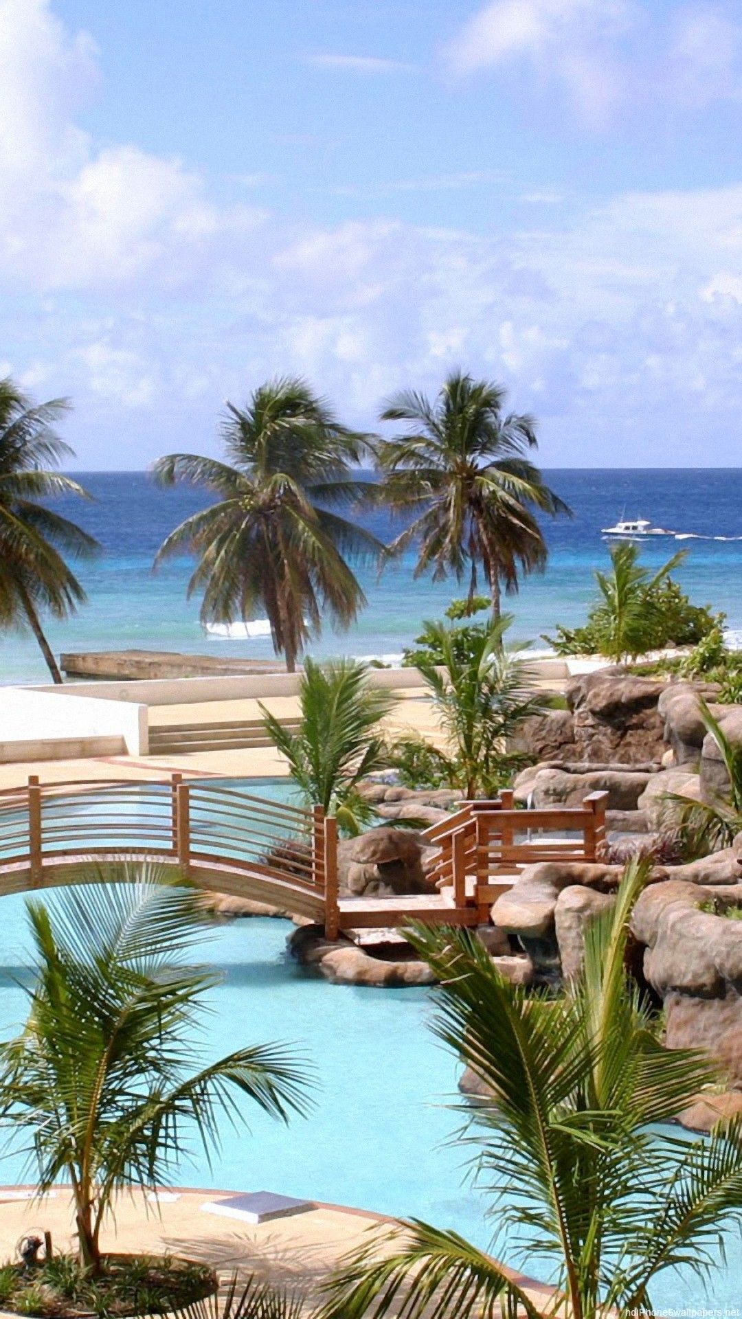cute summer wallpaper, resort, tree, swimming pool, property, vacation, palm tree, tropics, caribbean, arecales, real estate