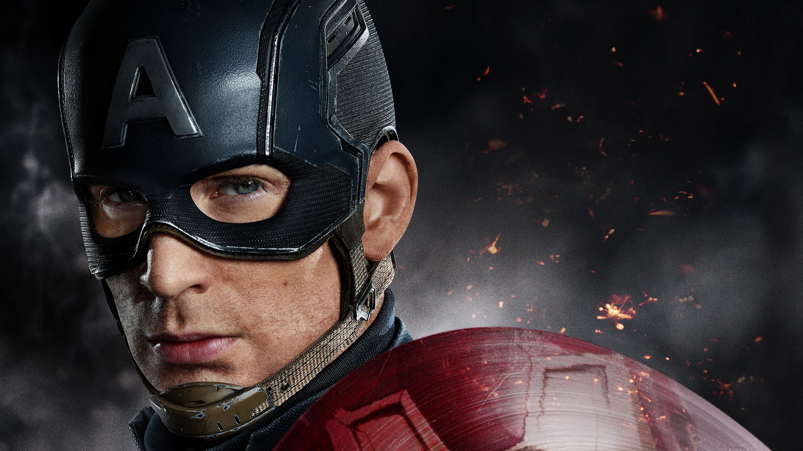 Picture Chris Evans Captain America hero Man Captain 2560x1440