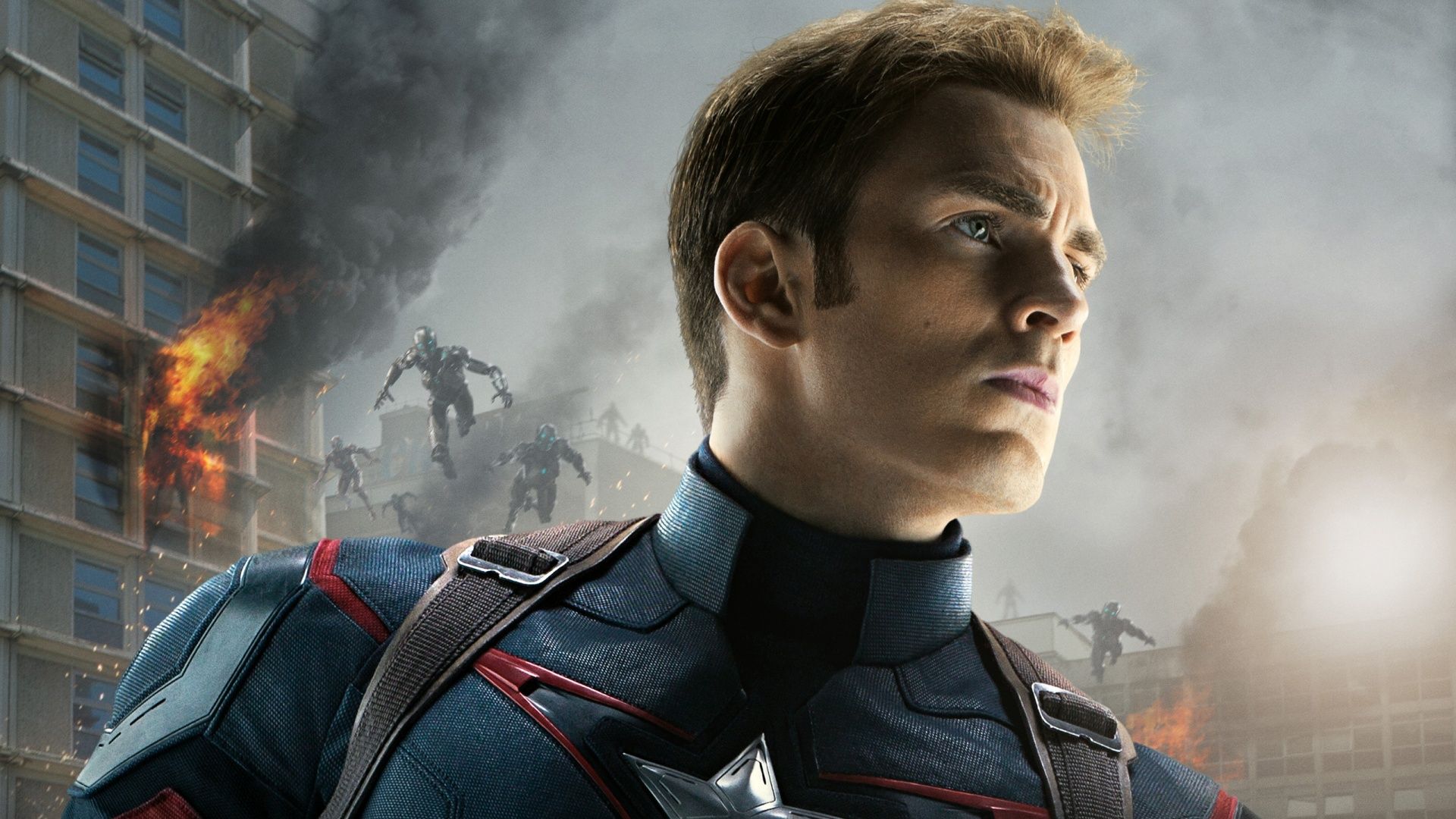 Download 1920x1080 HD Wallpaper Captain America Face Close Up, Desktop Background HD