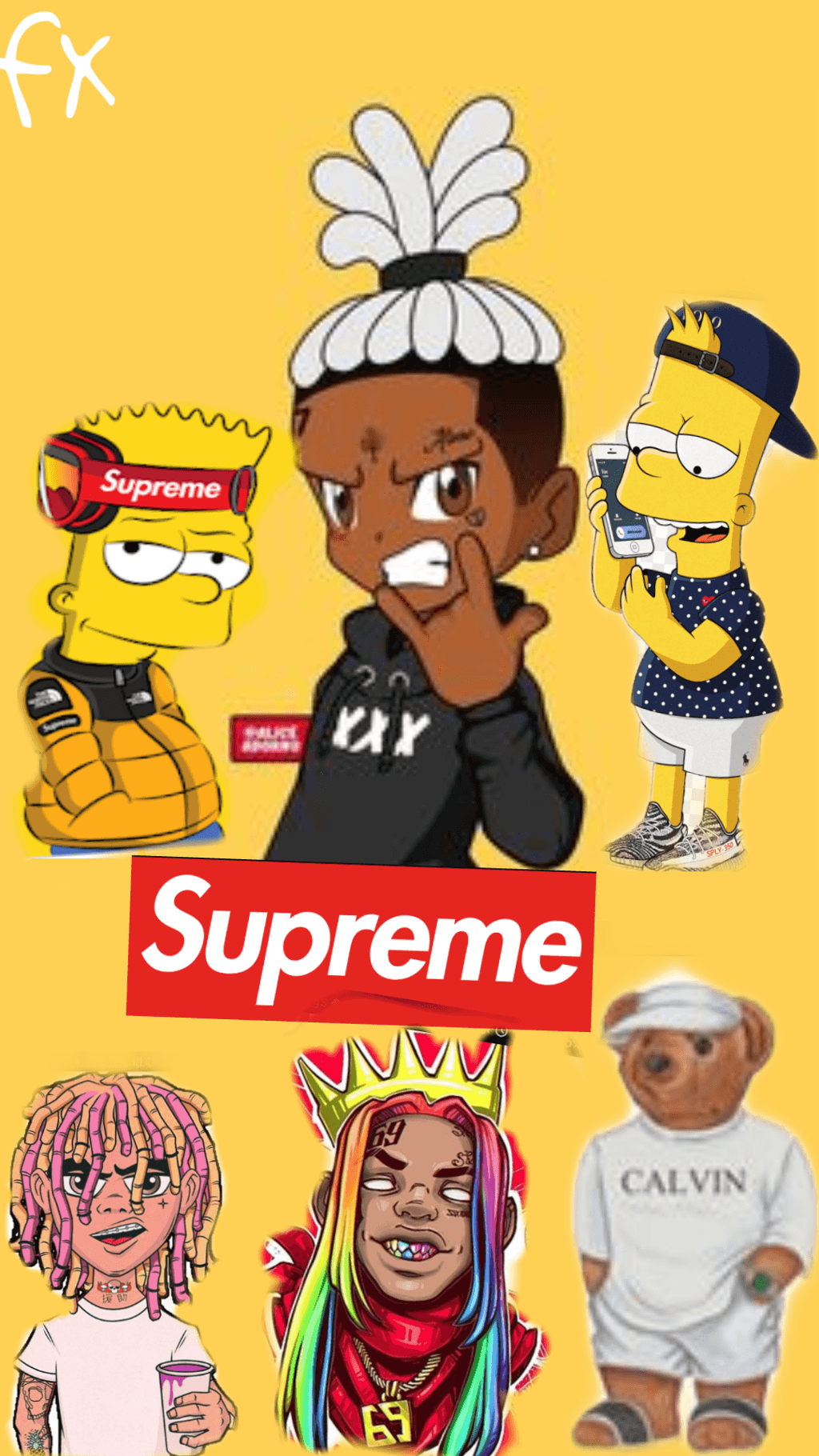 Dope Supreme Wallpaper Bart Simpson. Supreme and Everybody