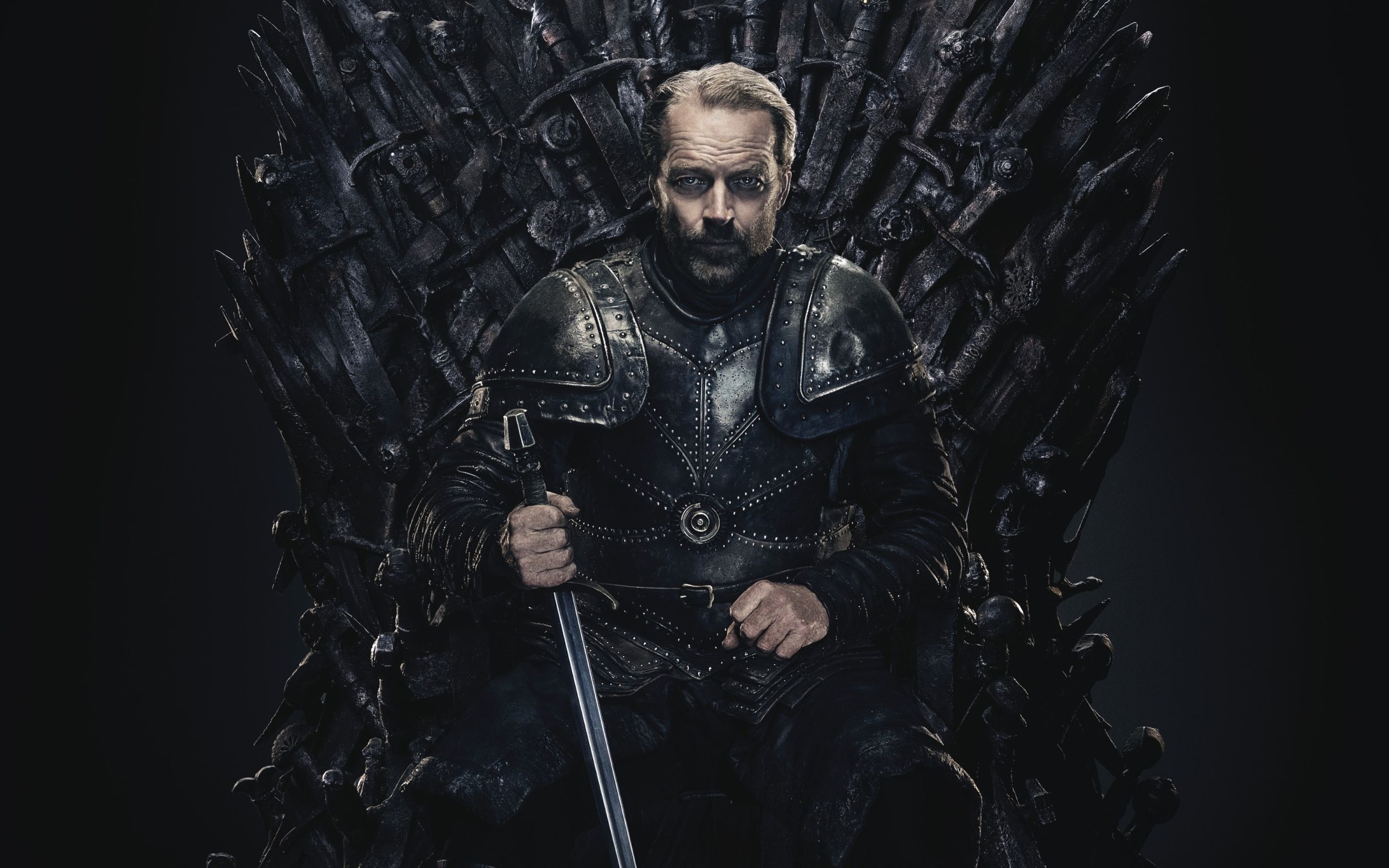 Iain Glen, Jorah Mormont, Game of Thrones, Throne Wallpaper & Background Image
