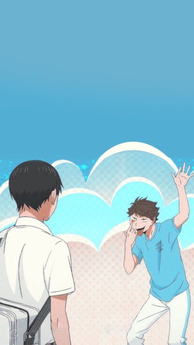 Oikawa saying baka. Haikyuu wallpaper, Cute anime wallpaper, Haikyuu anime