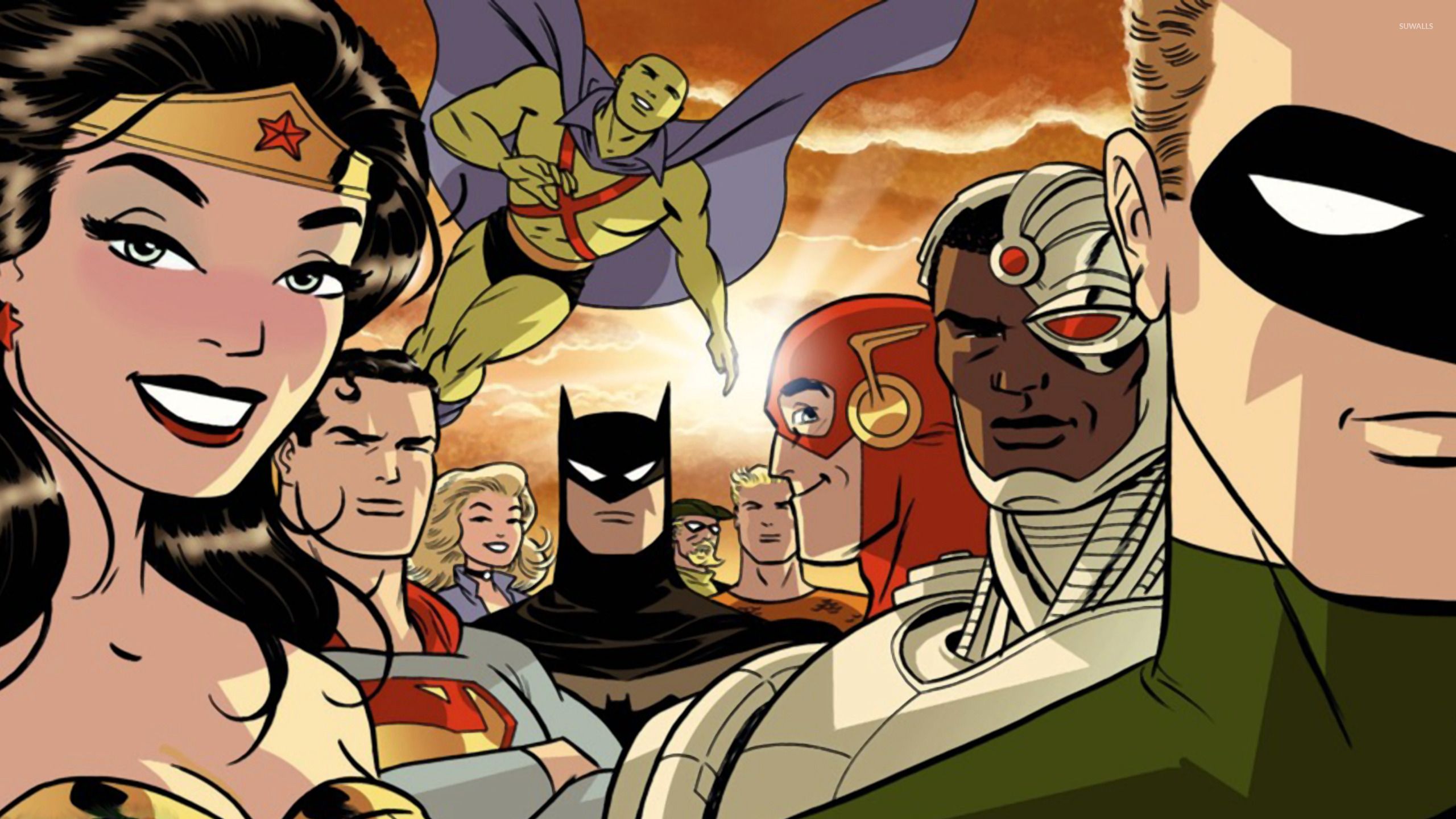 Justice League Comic Wallpaper HD
