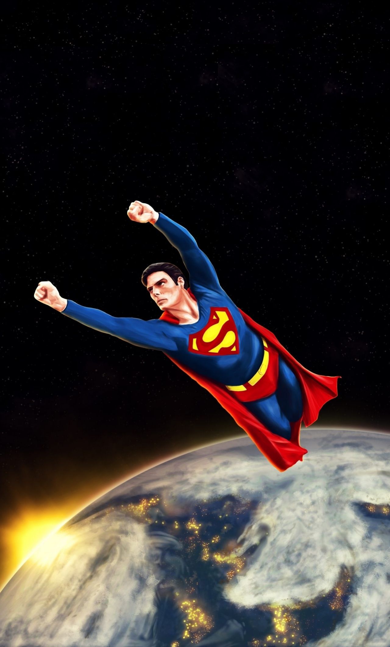 Classic Poster, Superman, Movie, Art, Wallpaper Wallpaper HD iPhone 7