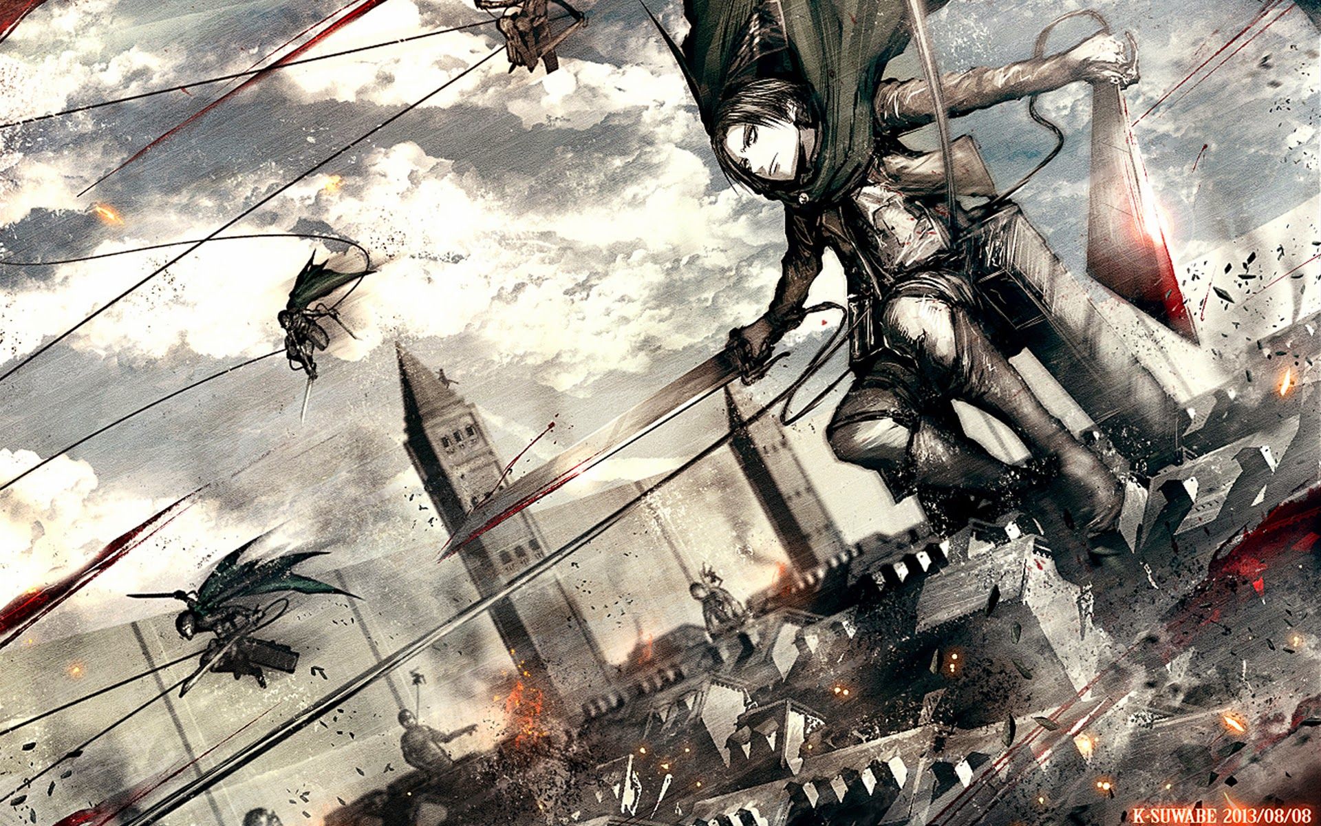Levi Ackerman HD Wallpaper