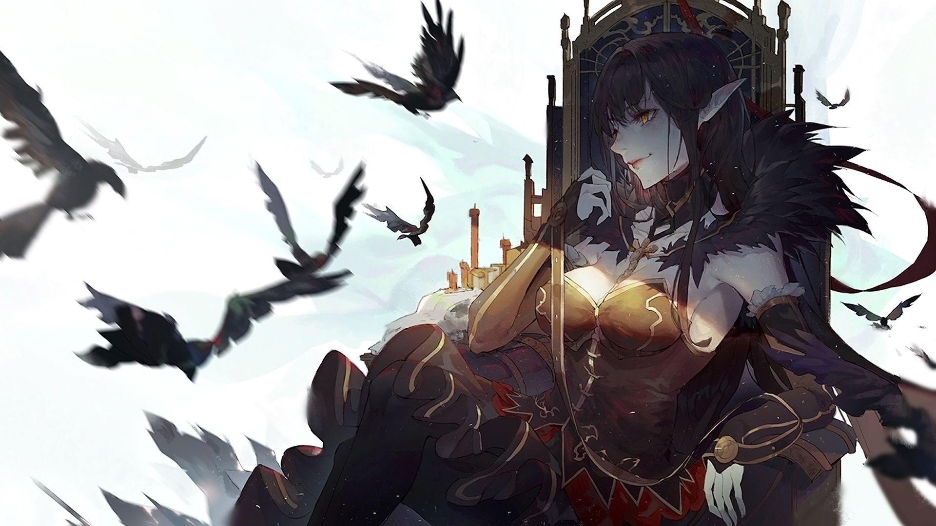 Wallpaper, Fate Apocrypha, anime girls, Assassin of Red Semiramis Fate Apocrypha, Fate Series 1920x1080