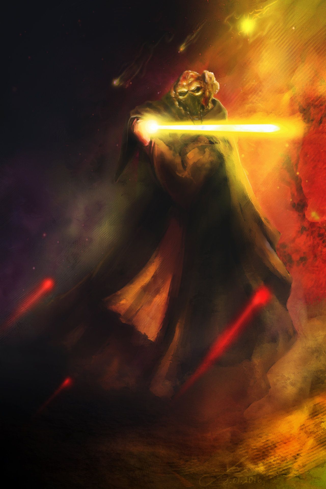 Plo Koon art: StarWars