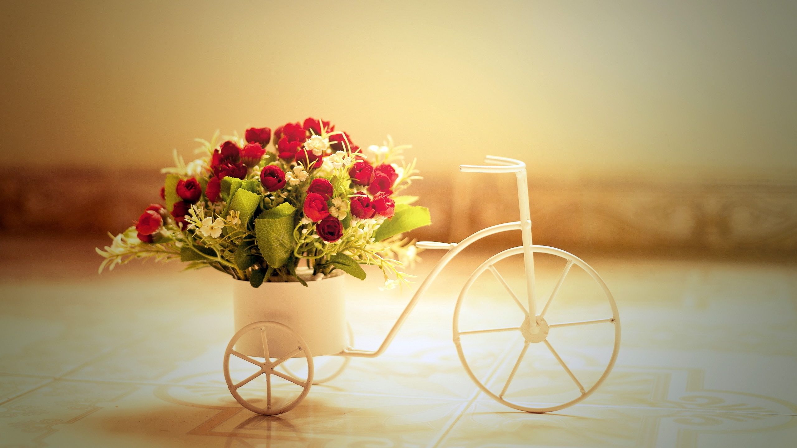 Cute Bike Flower Basket