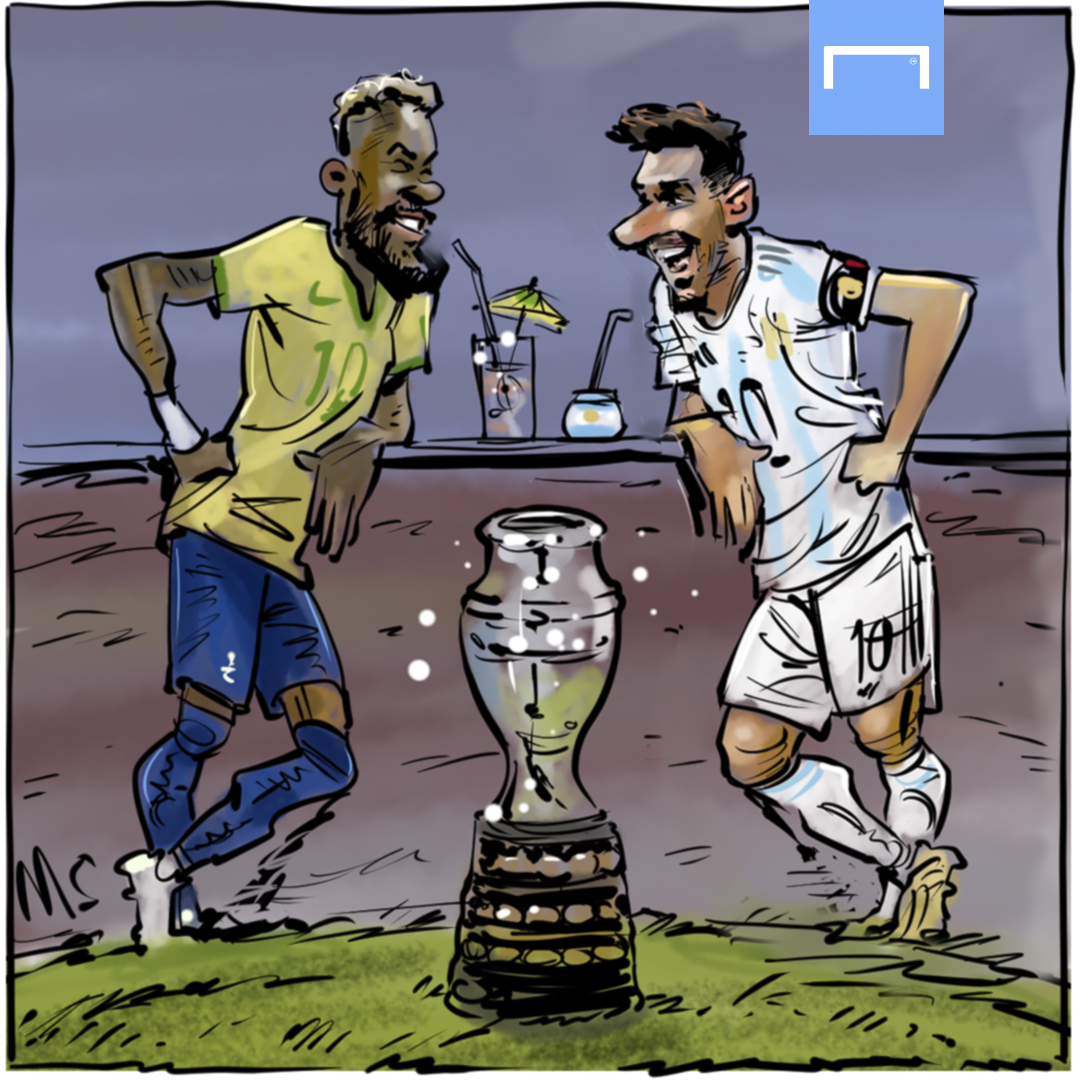 final Brazil vs Argentina 2021 wallpaper