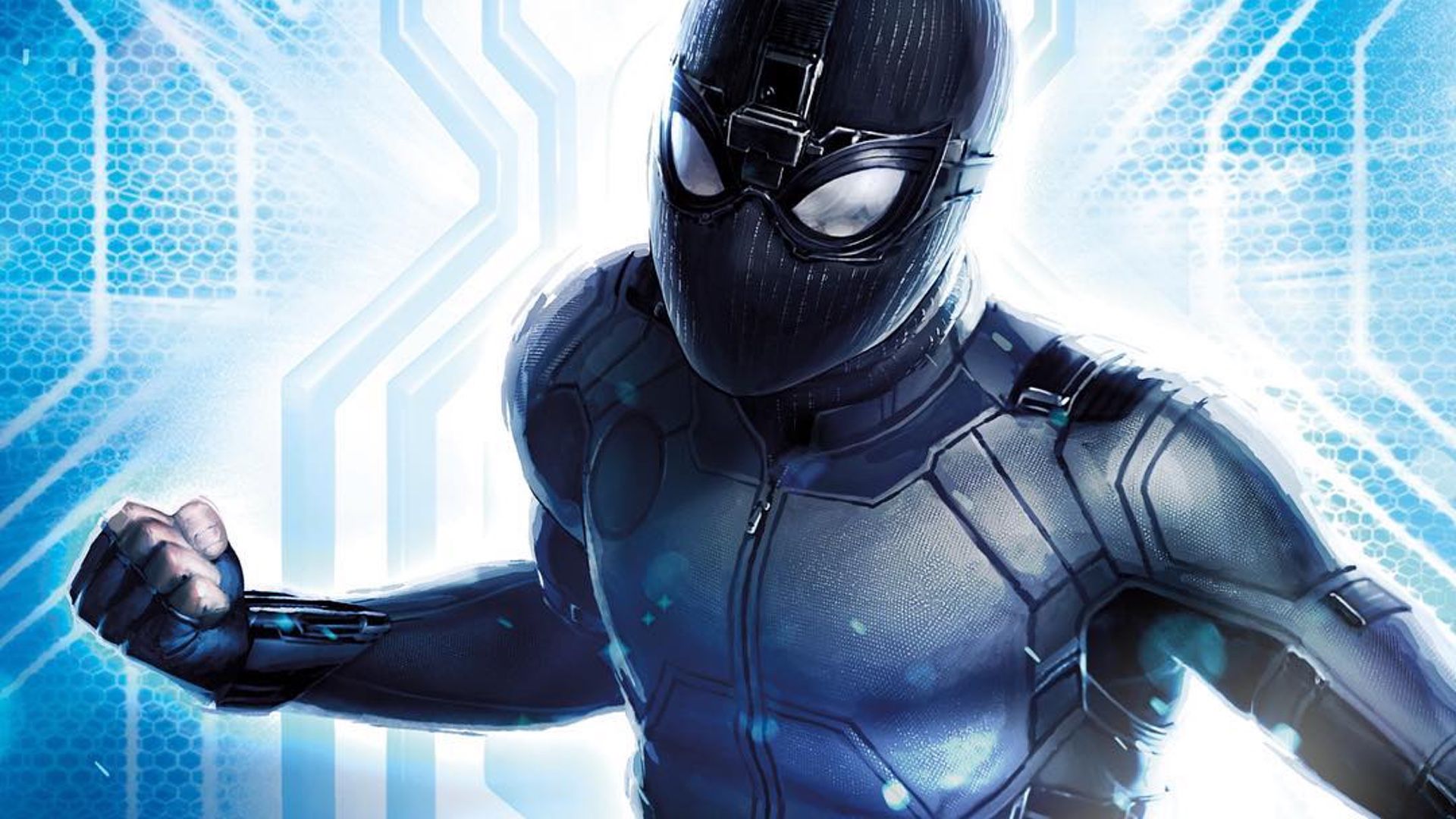 New Promo Art For SPIDER MAN: FAR FROM HOME Features Our Best Look Yet At Spidey's Black Suit