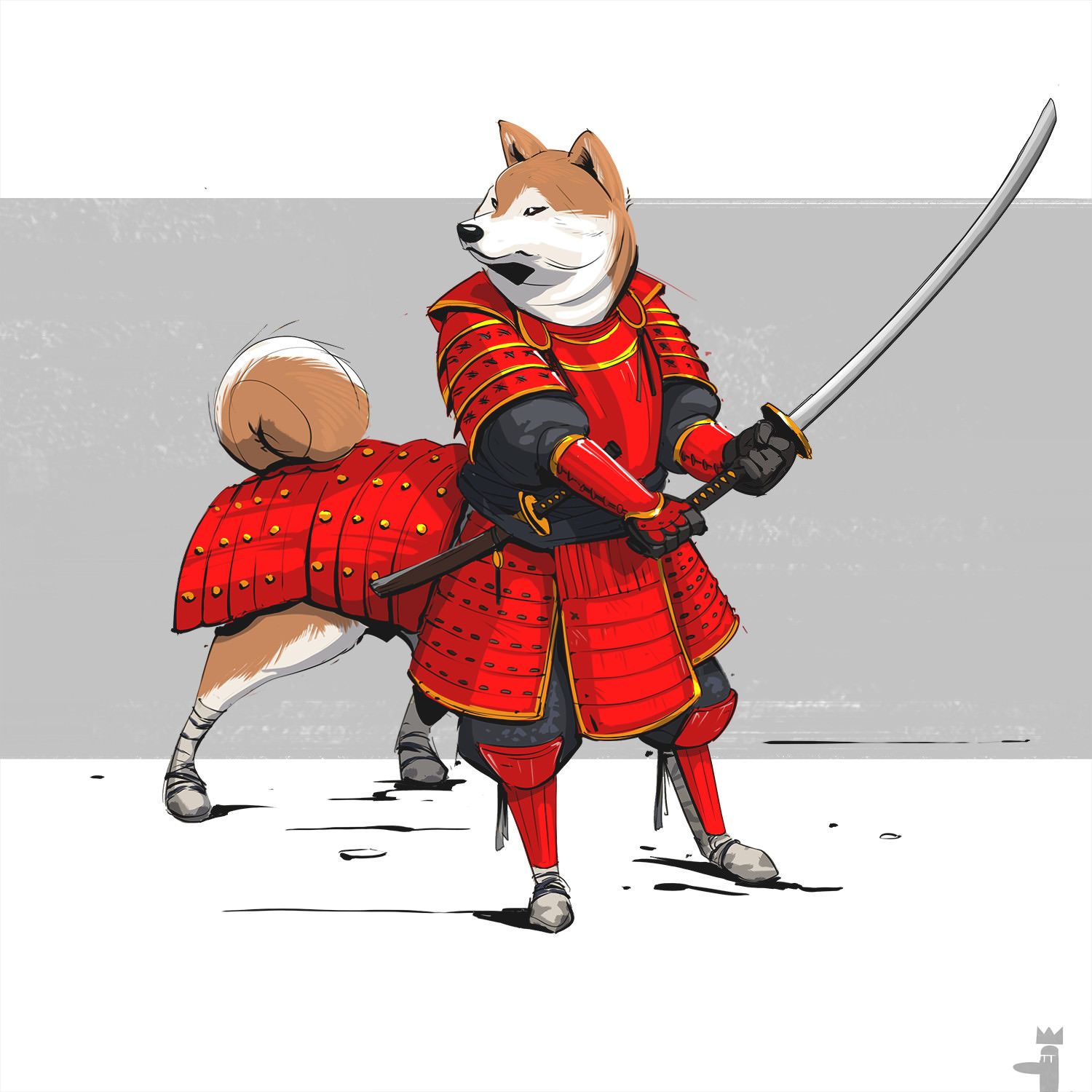 Samurai doge [3840x2160] : r/wallpaper