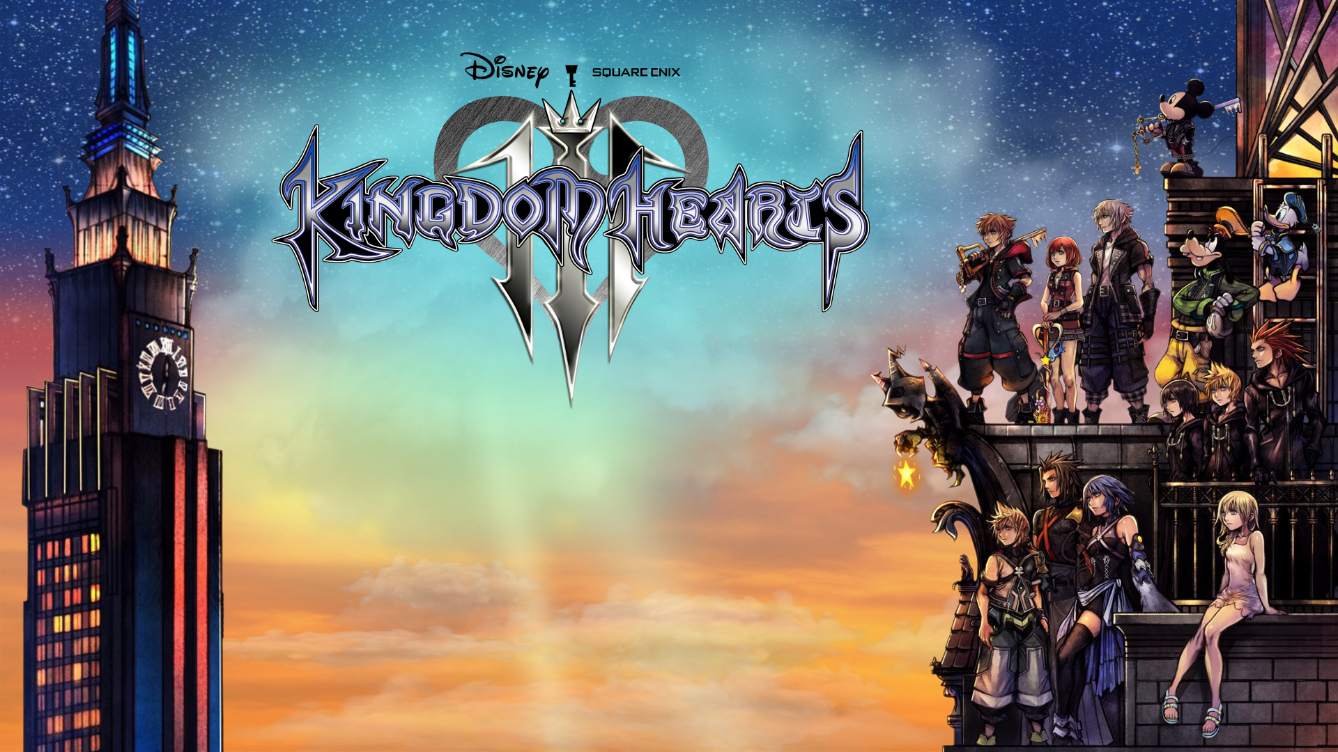 KH3] [Media] Just my take on making the recently released artwork into a 1080p wallpaper. Well, I tried :P: KingdomHearts