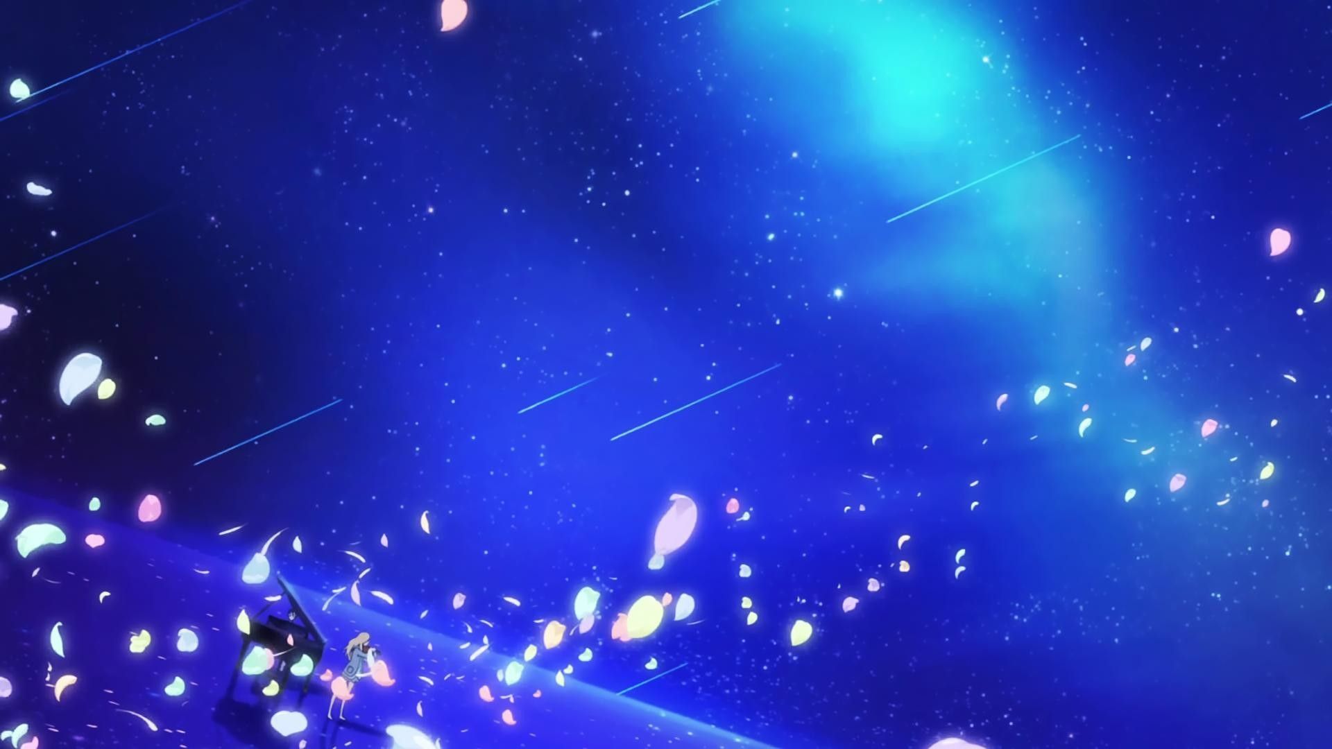 Awesome, Yet Subtle Anime Wallpaper To Hide Your Power Level 1920x1080. Your lie in april, Anime wallpaper, Wallpaper wa