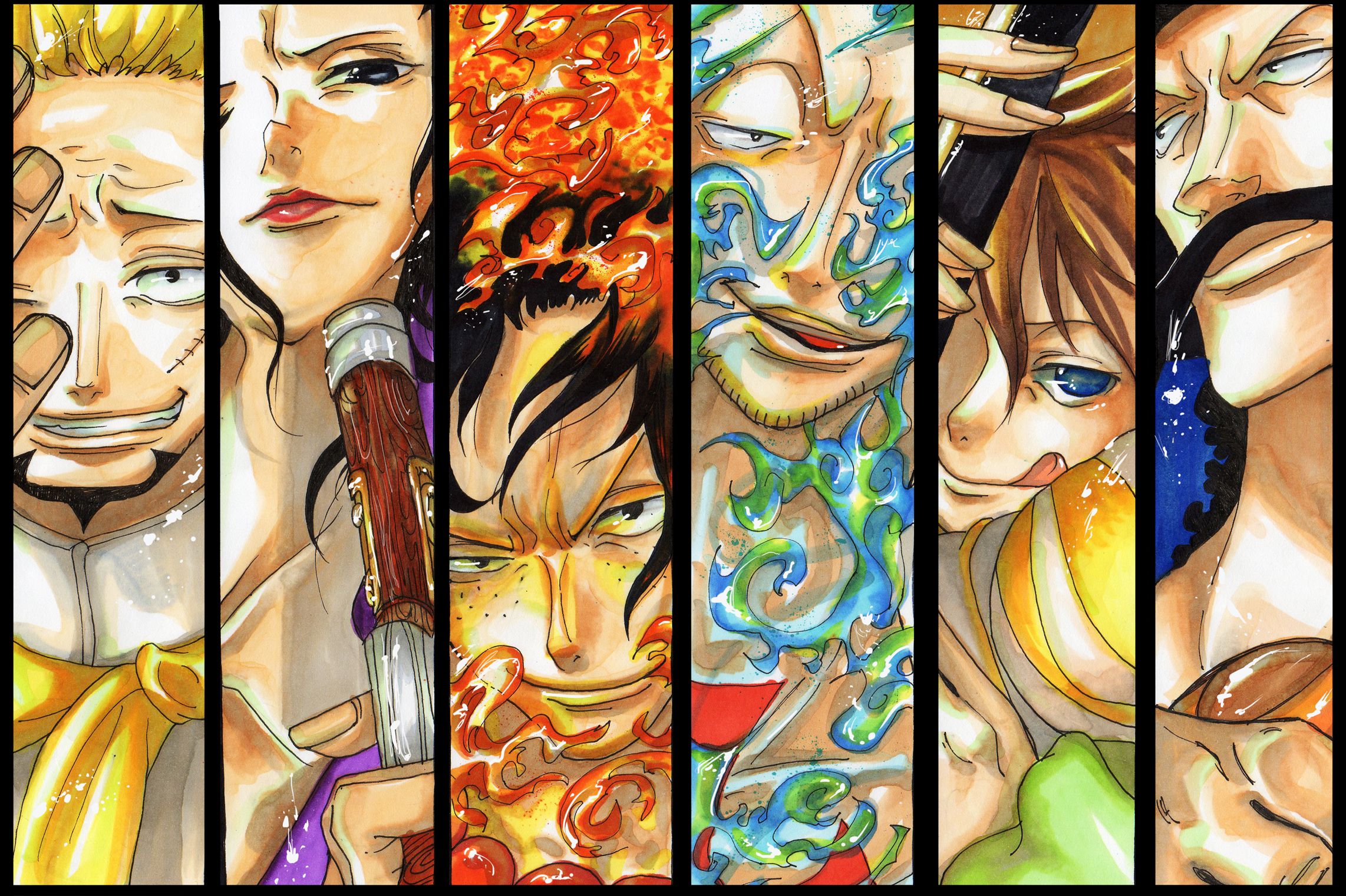 one, Piece, Whitebeard, Pirates Wallpaper HD / Desktop and Mobile Background