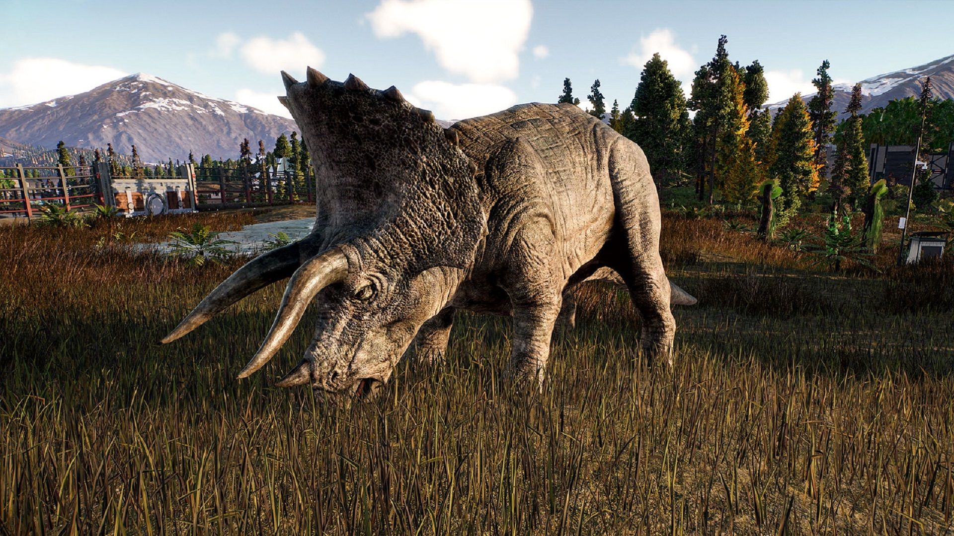 Jurassic World Evolution 2's Triceratops Revealed In Brief Pre Alpha Gameplay