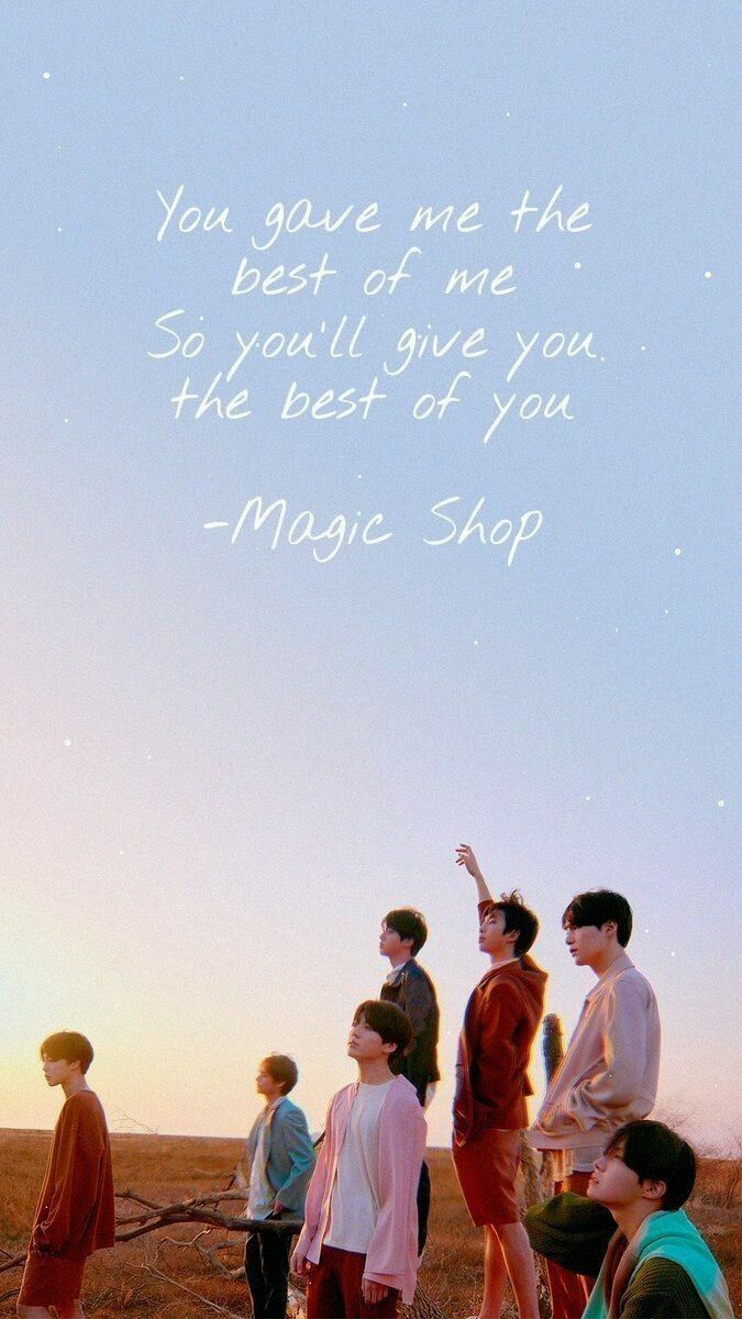 wallpaper, bts and magic shop