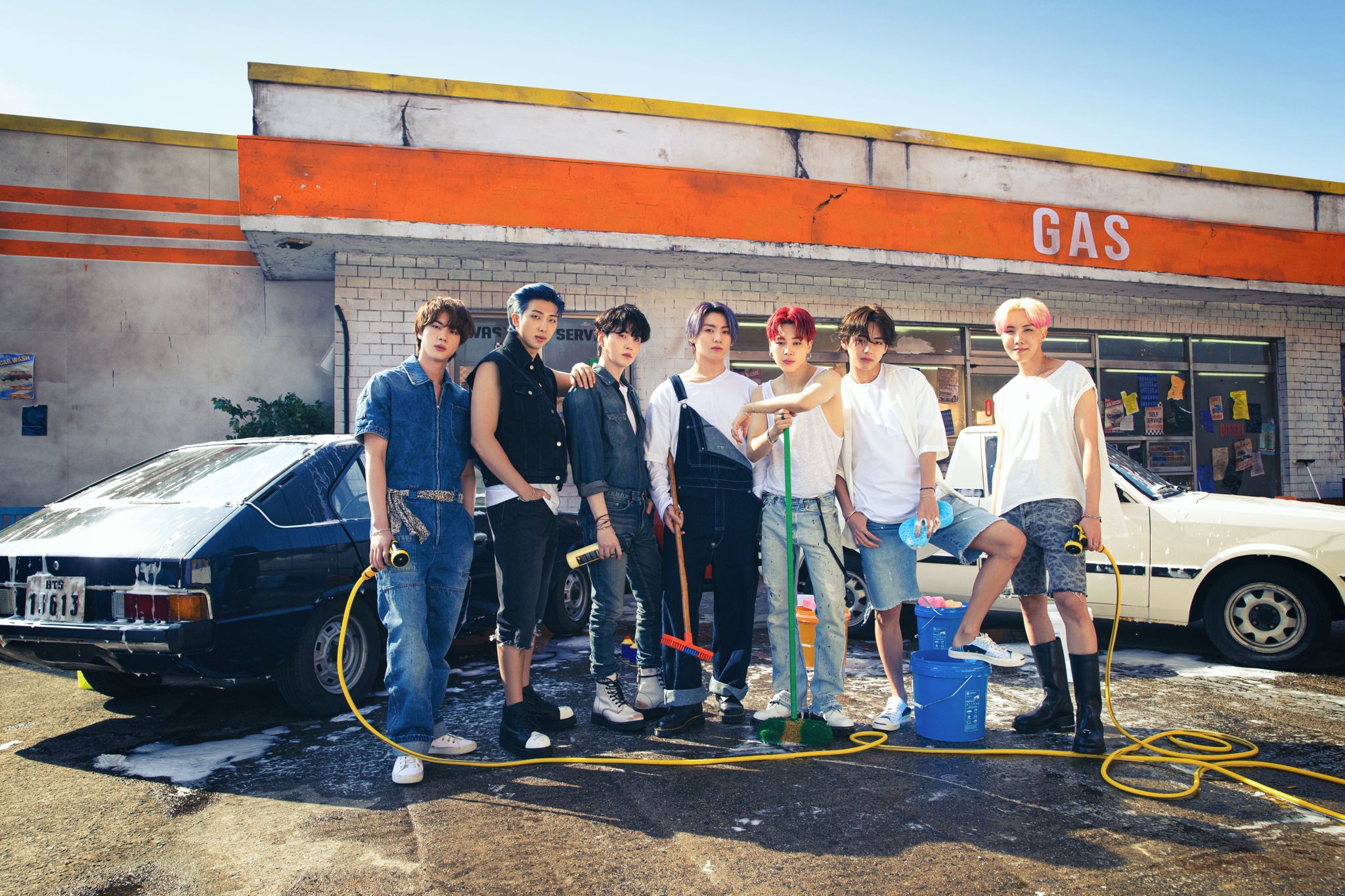 BTS' Released Version 3 Concept Photo for New Single “Permission to Dance” Now We Want To Wash Cars!