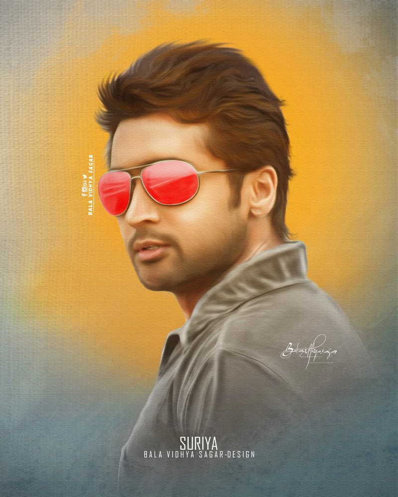 Suriya Smudge art