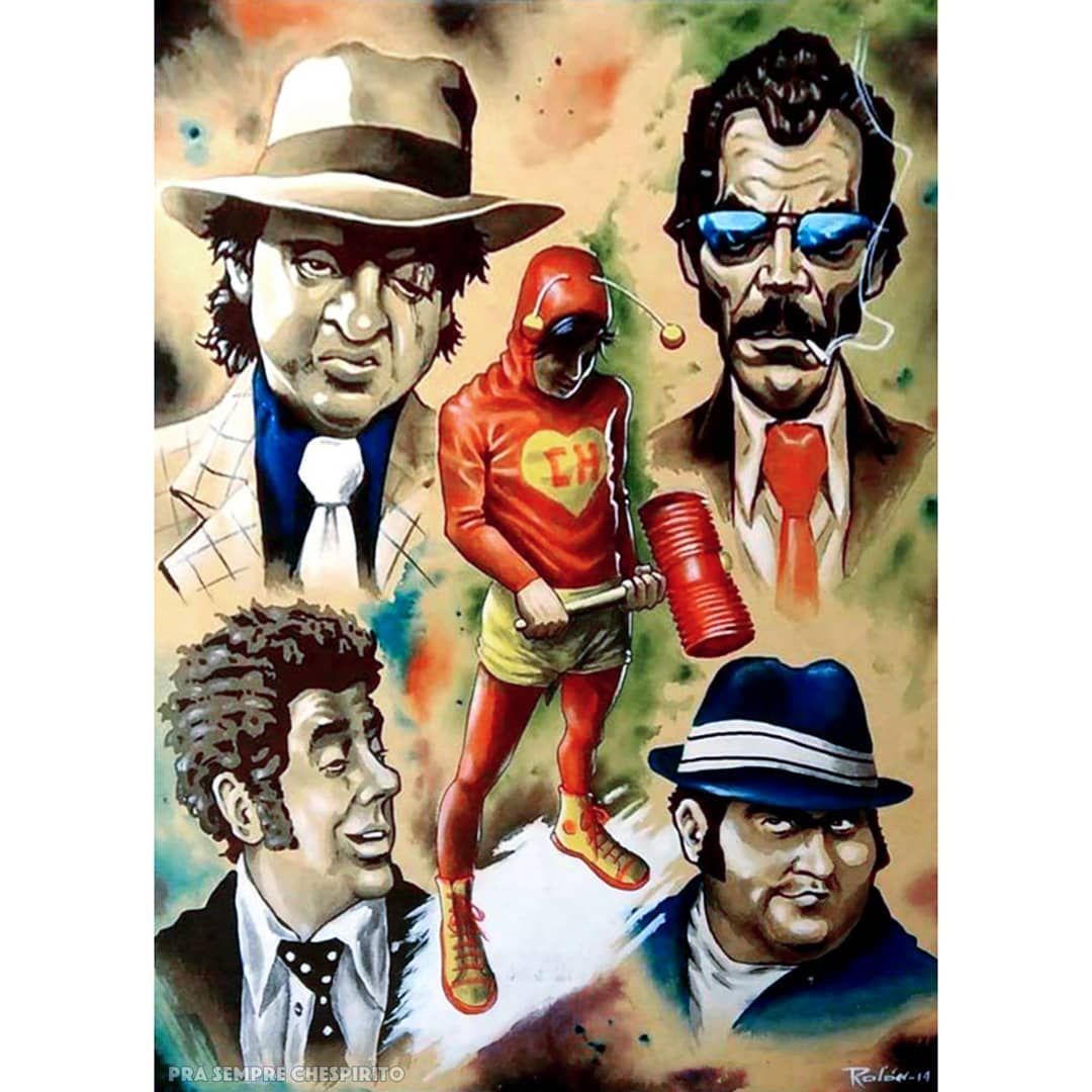 Chespirito ideas. chapulín colorado, cartoon, mexican art