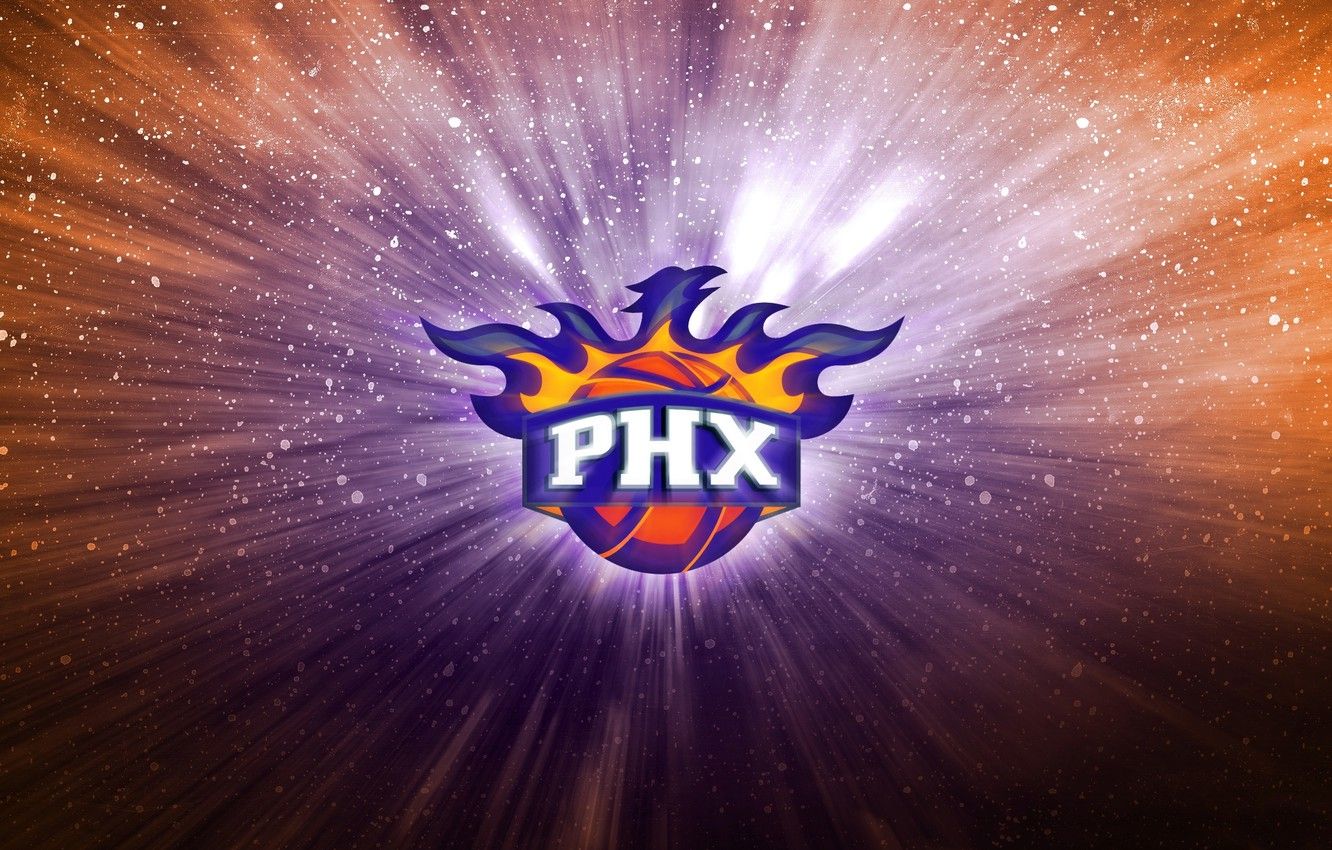 Wallpaper Fire, Basketball, Background, Logo, Purple, Phoenix, Phoenix Suns, PHX image for desktop, section спорт