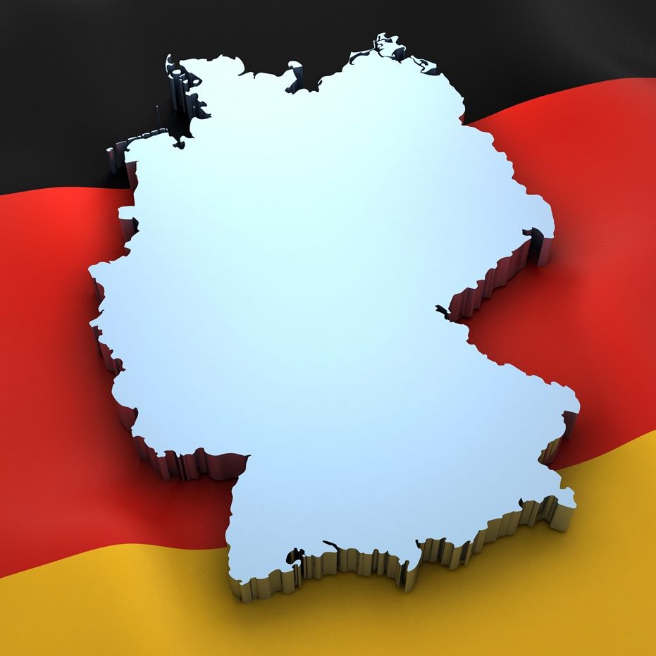 Germany Map over the Flag # 931x931. All For Desktop