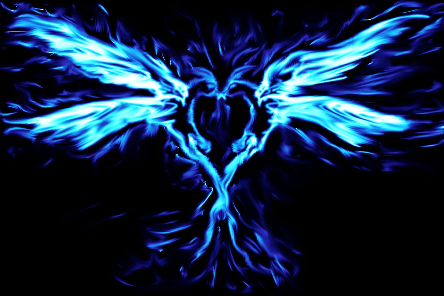 Blue Phoenix Wallpaper
