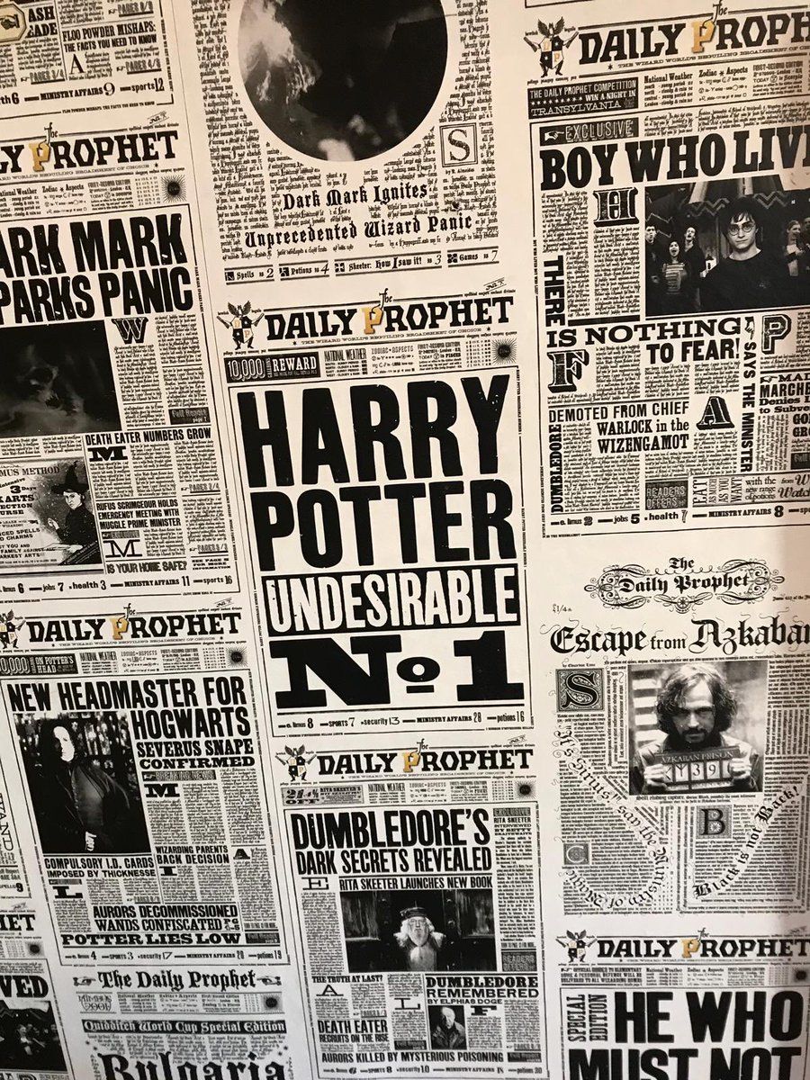 The Leaky Cauldron new wallpaper rolls currently come in the following designs: ⚡️Marauders Map
