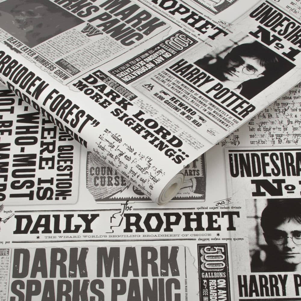 Individual Daily Prophet Harry Potter Wallpaper 108700 By Graham & Brown