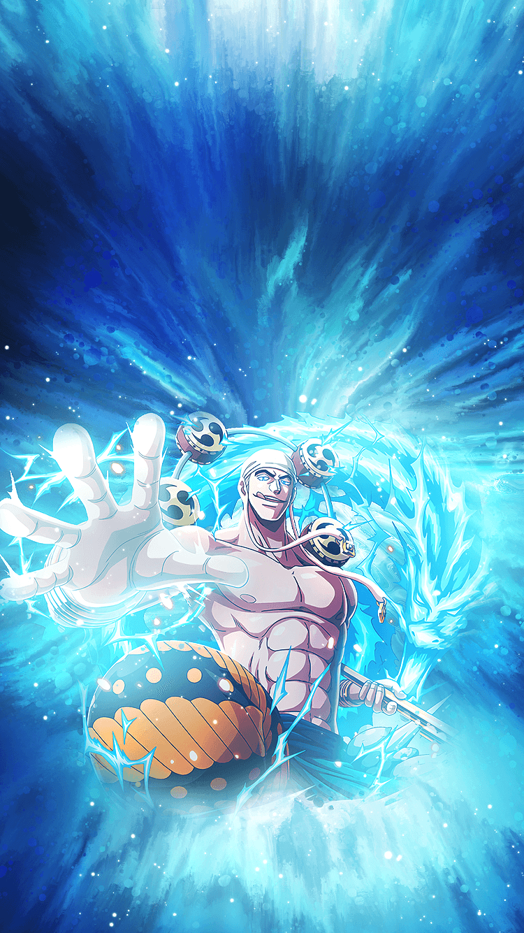 Download Enel, the Almighty Lightning God in One Piece Wallpaper