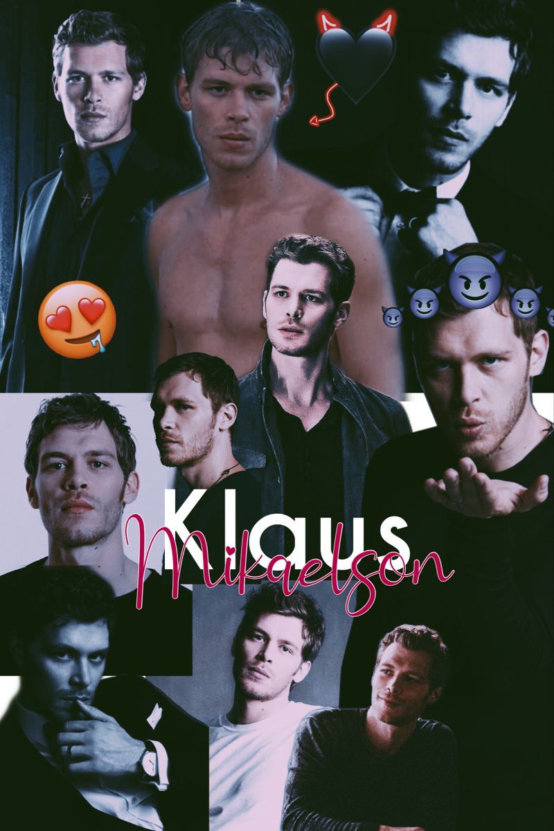 Klaus Mikaelson. Vampire diaries guys, Vampire diaries poster, Vampire diaries cast