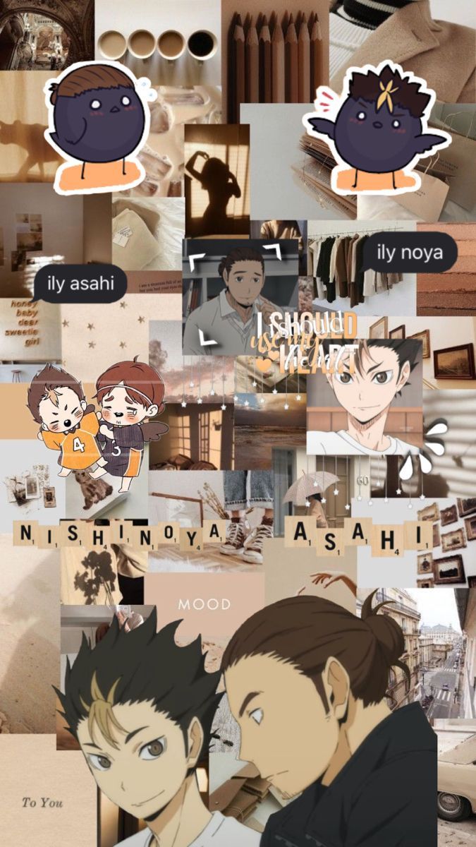 asahi and nishinoya wallpaper. Haikyuu anime, Haikyuu wallpaper, Cute anime wallpaper