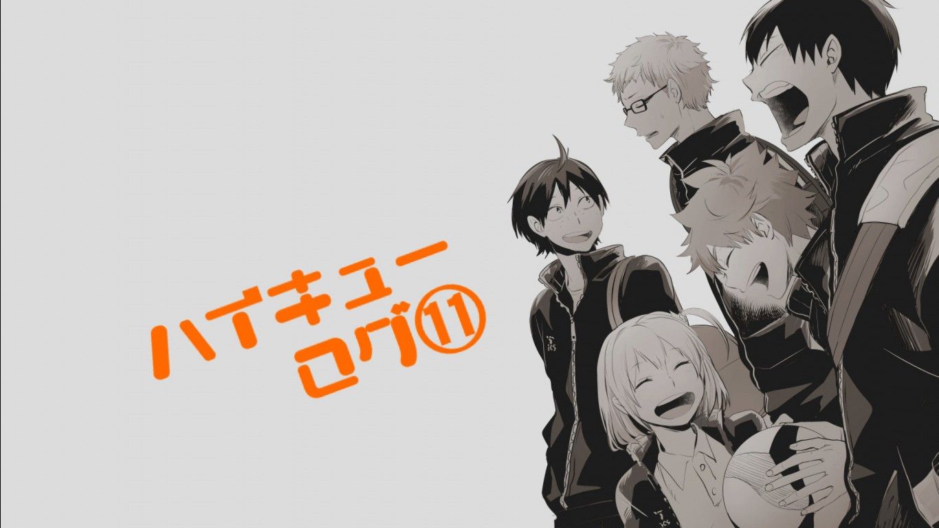Haikyu Yu Nishinoya Tobio Kageyama Kei Tsukishima Asahi Azumane Kei Tsukishima Laughing HD Anime Wallpaper
