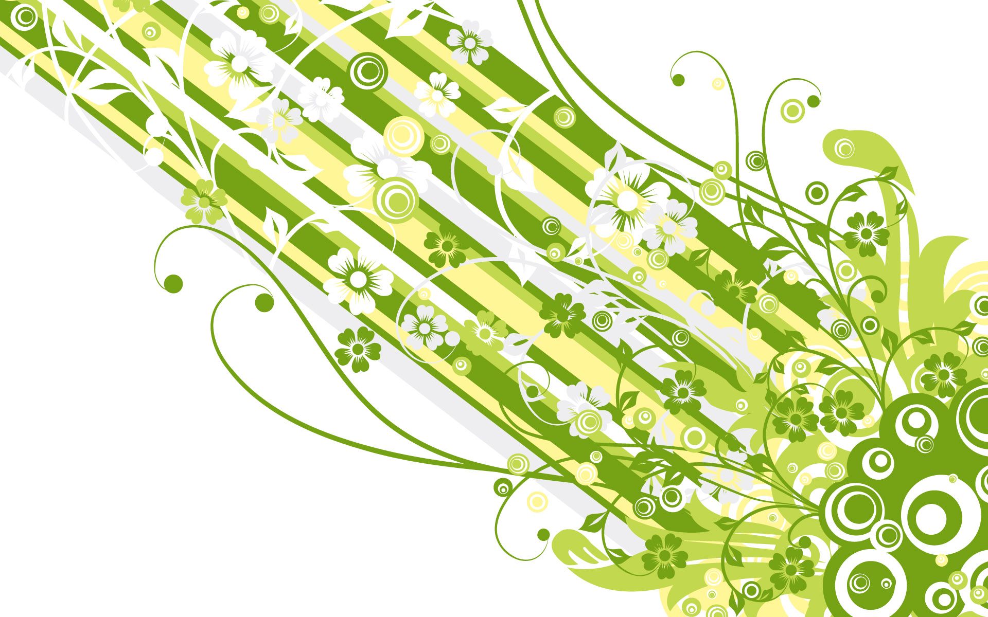 Green Vector Design Wallpaper