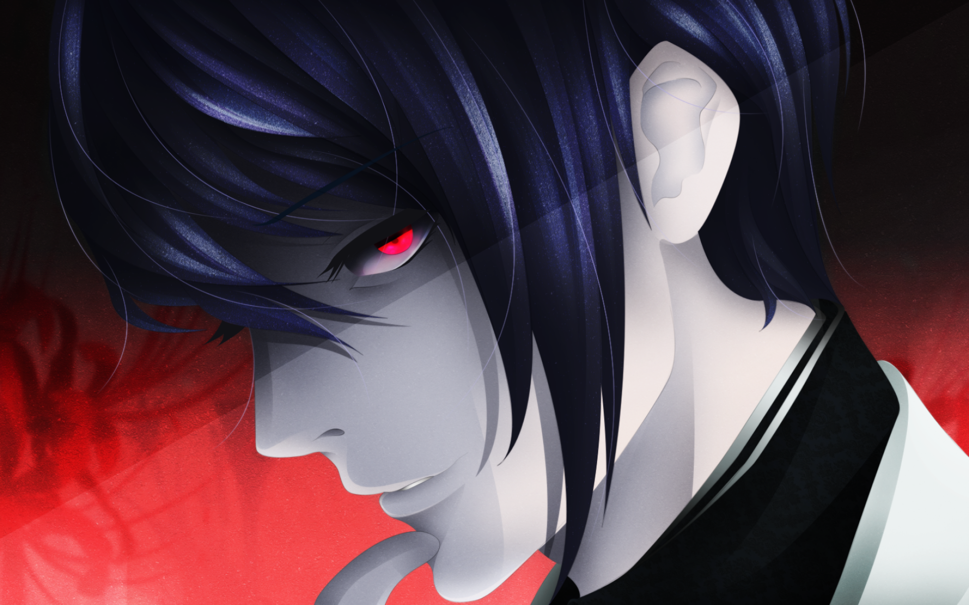Download wallpaper Shuu Tsukiyama, red eyes, Tokyo Ghoul, manga, Tsukiyama Shu for desktop with resolution 1920x1200. High Quality HD picture wallpaper
