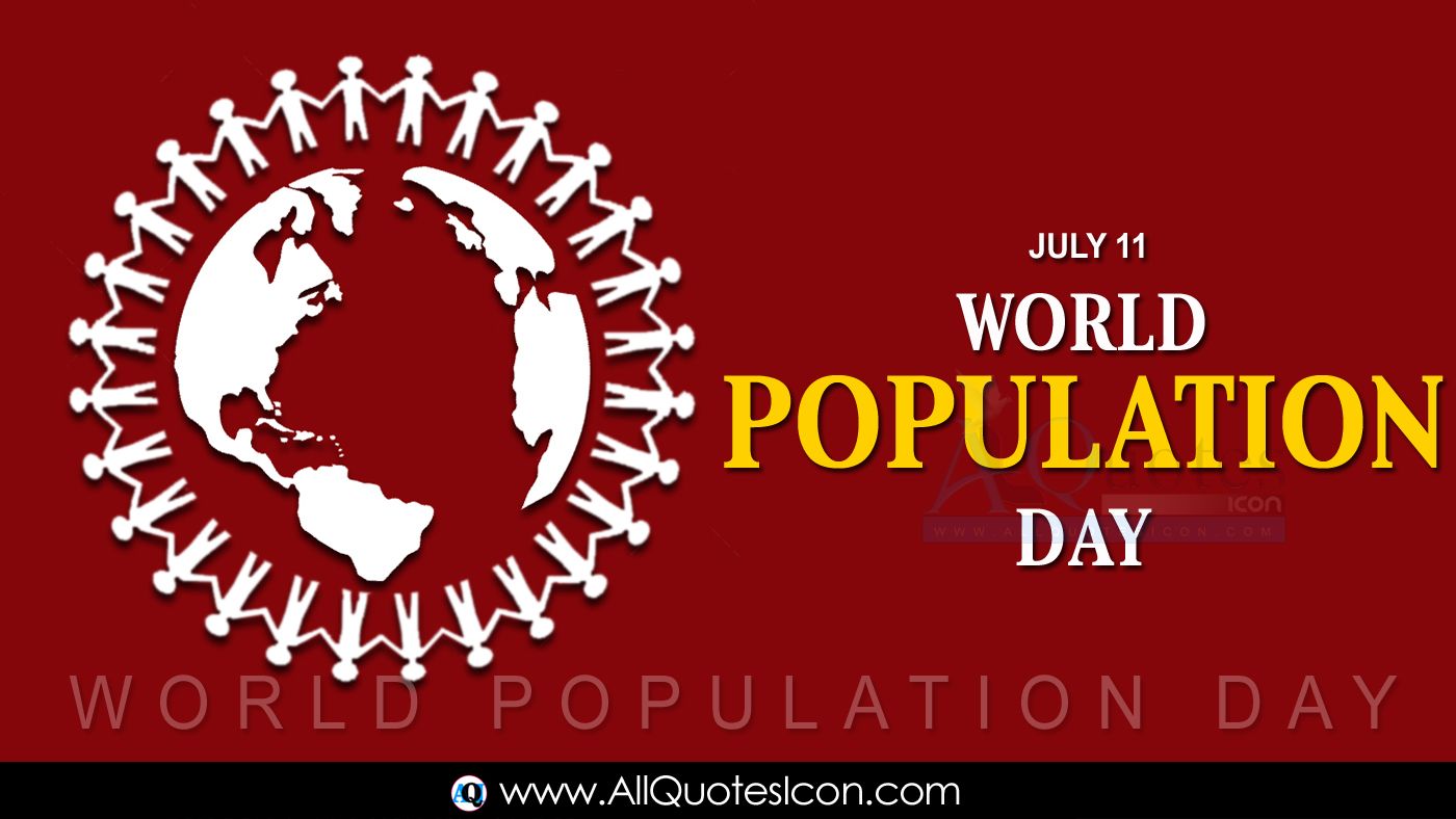 World Population Day 2020 Greetings National Awareness Day Quotes in English HD Wallpaper Best Population Day Whatsapp Picture Top English Quotes Free Download