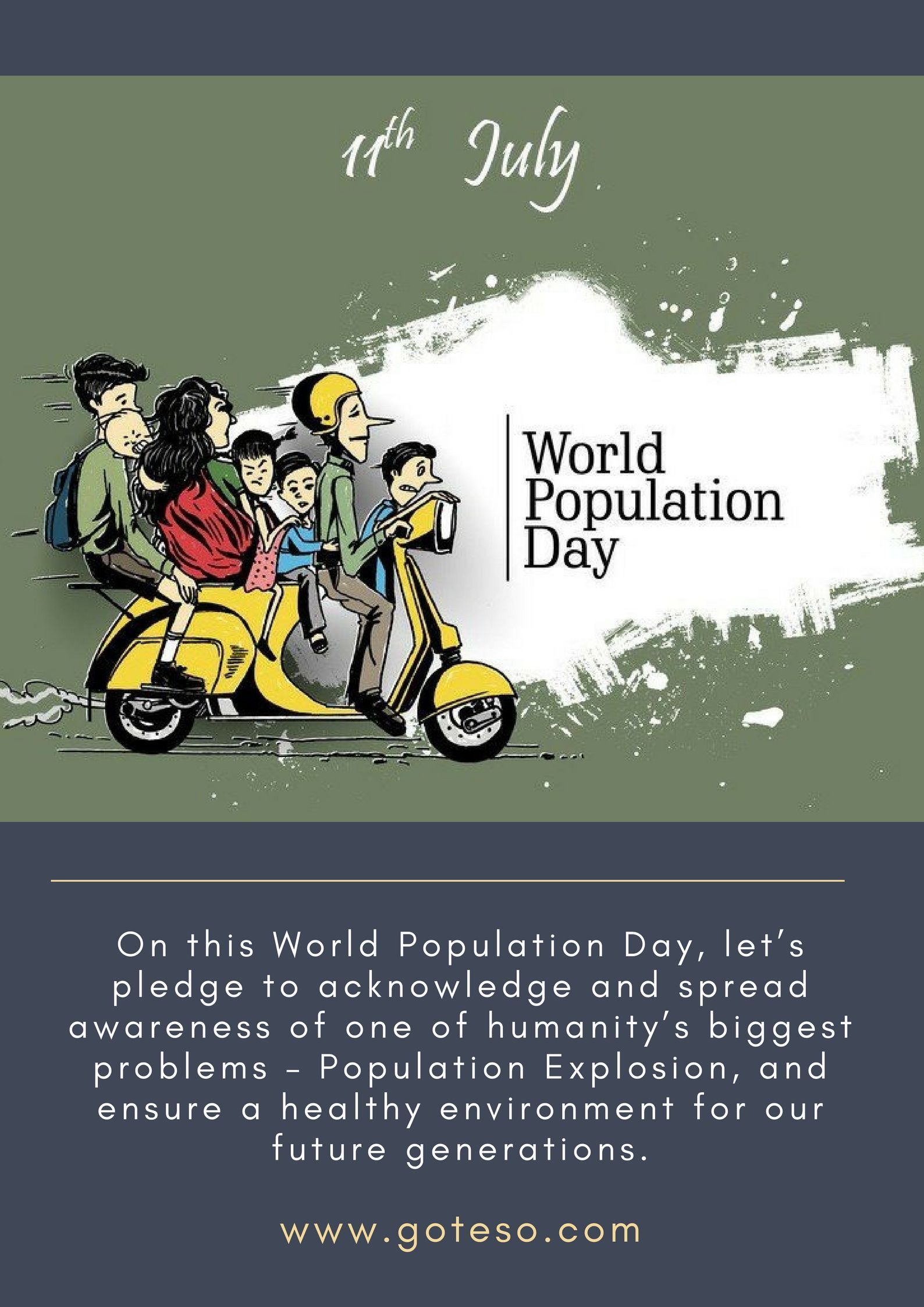 World Population Day July #Goteso. Advertising infographic, App development, World population