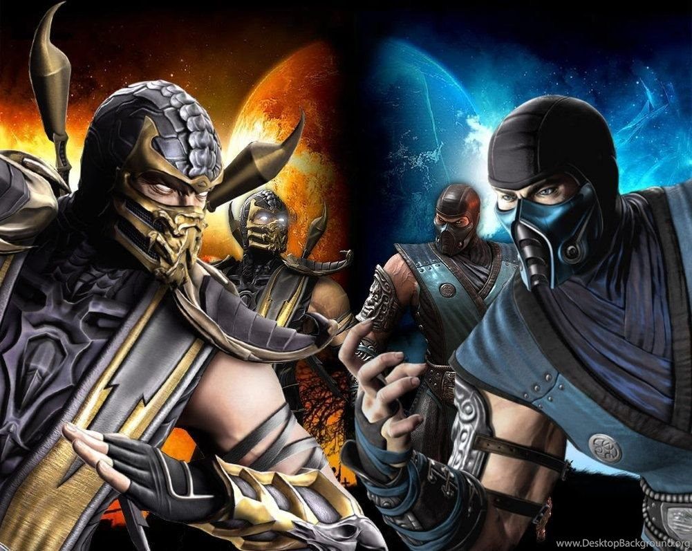 Mortal Kombat Sub Zero Vs Scorpion Wallpaper. Desktop Background