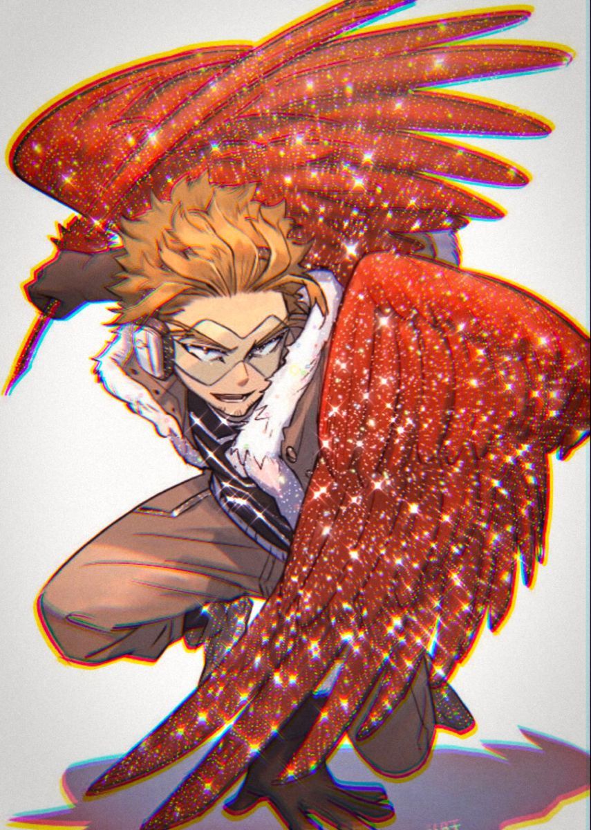 Hawks Glittery. Aesthetic anime, Anime, Anime wallpaper