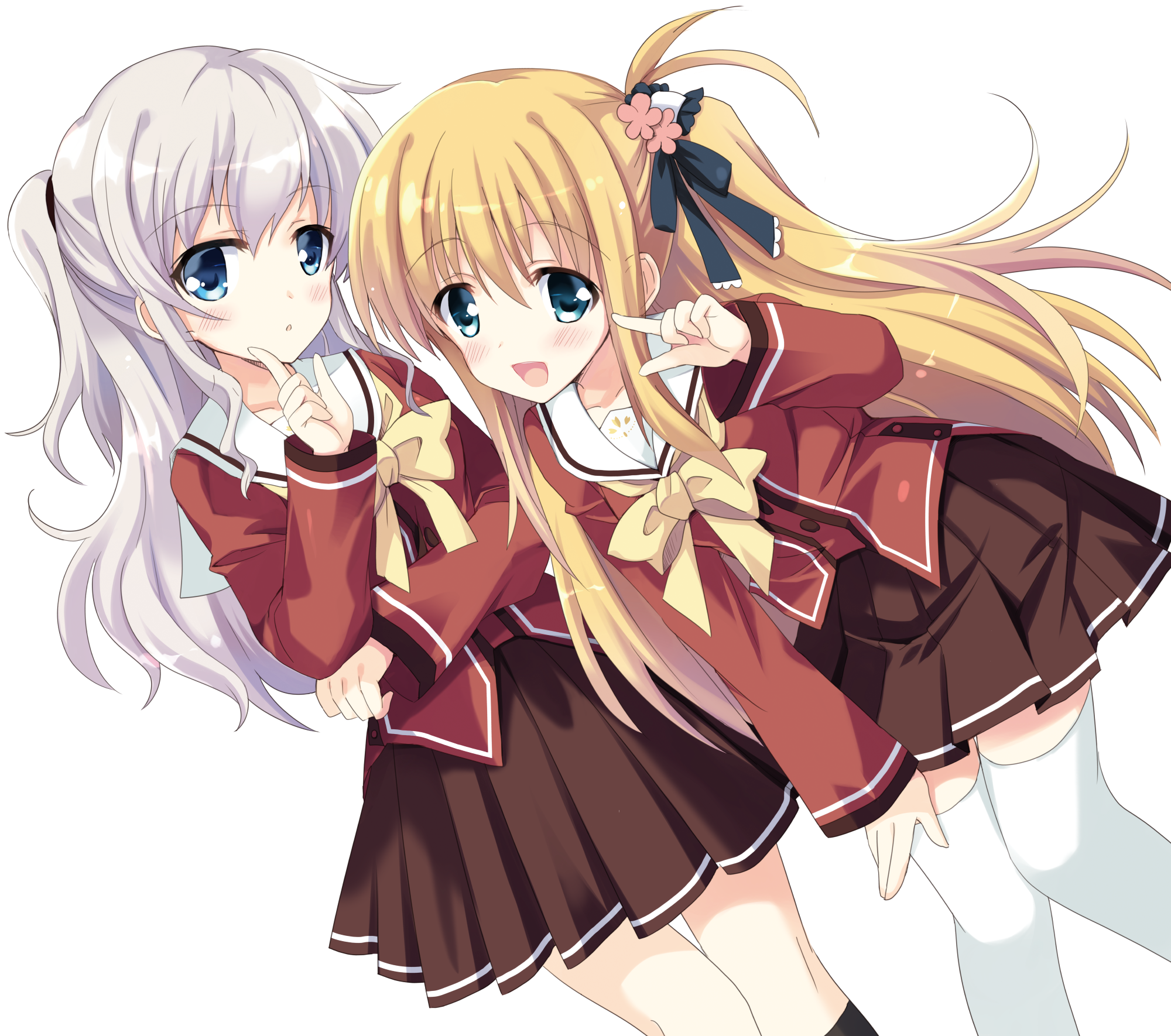 tomori nao and nishimori yusa (charlotte) drawn