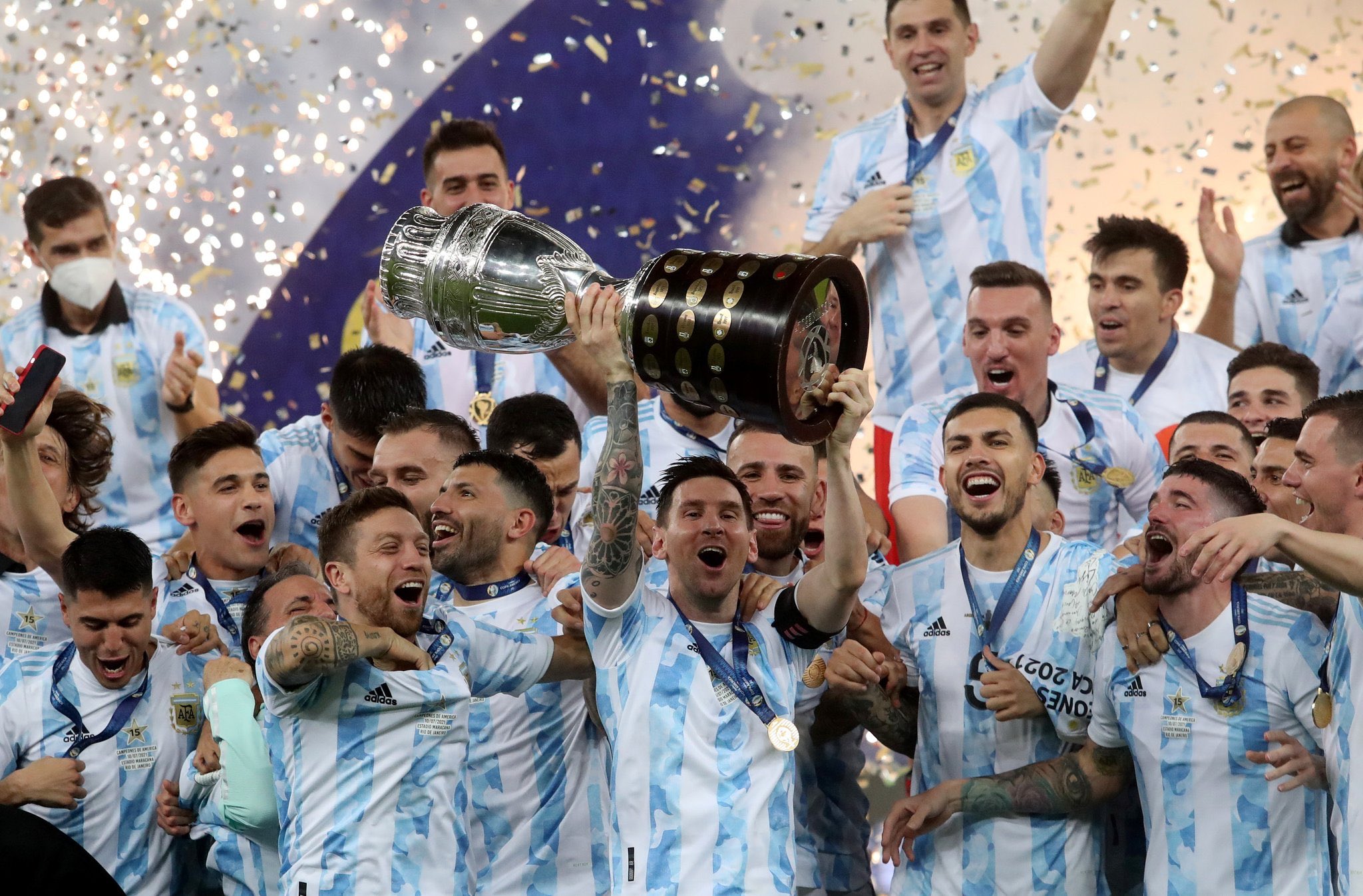 Argentina Copa América Champions 2021 Wallpapers Wallpaper Cave