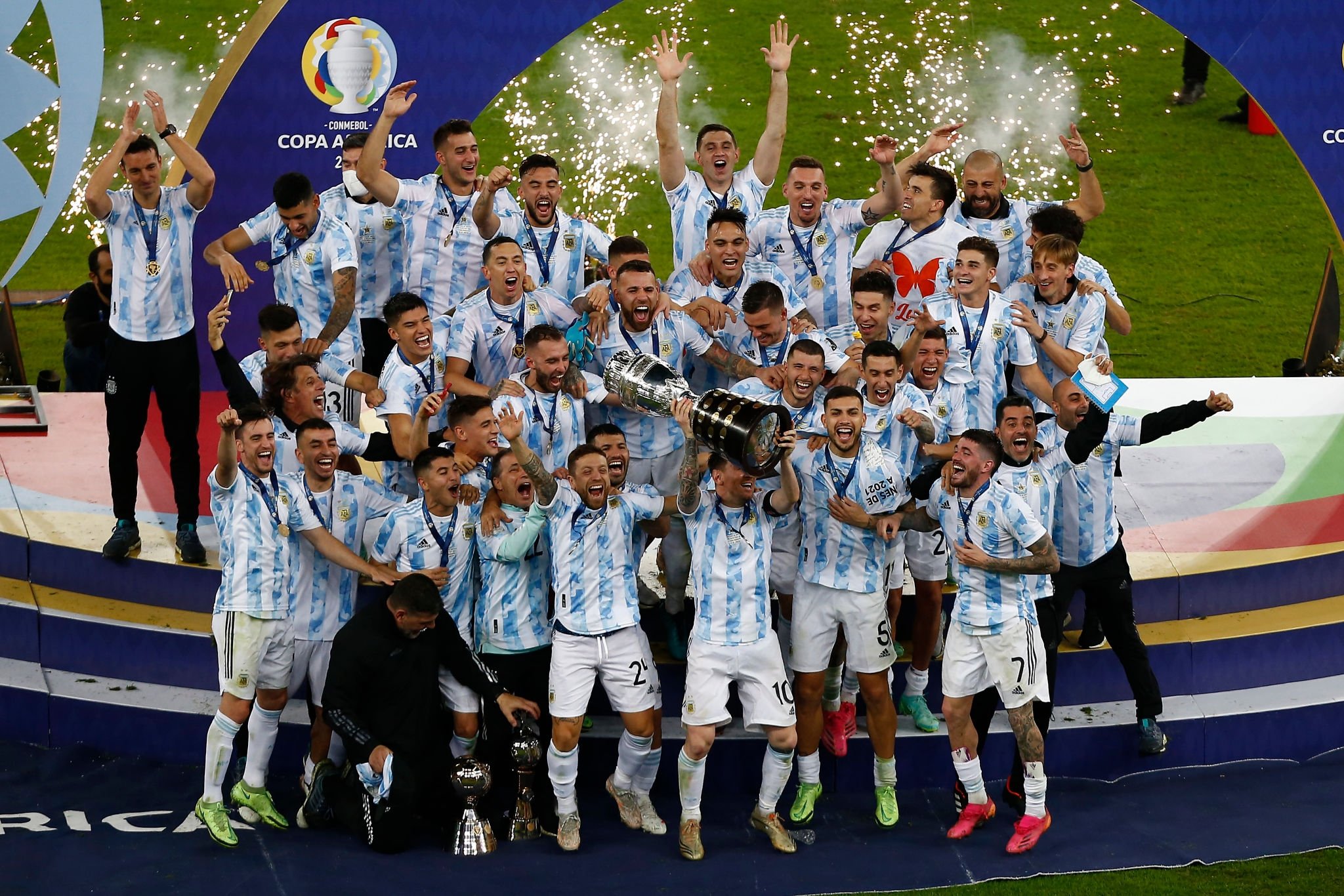 Argentina Copa América Champions 2021 wallpaper