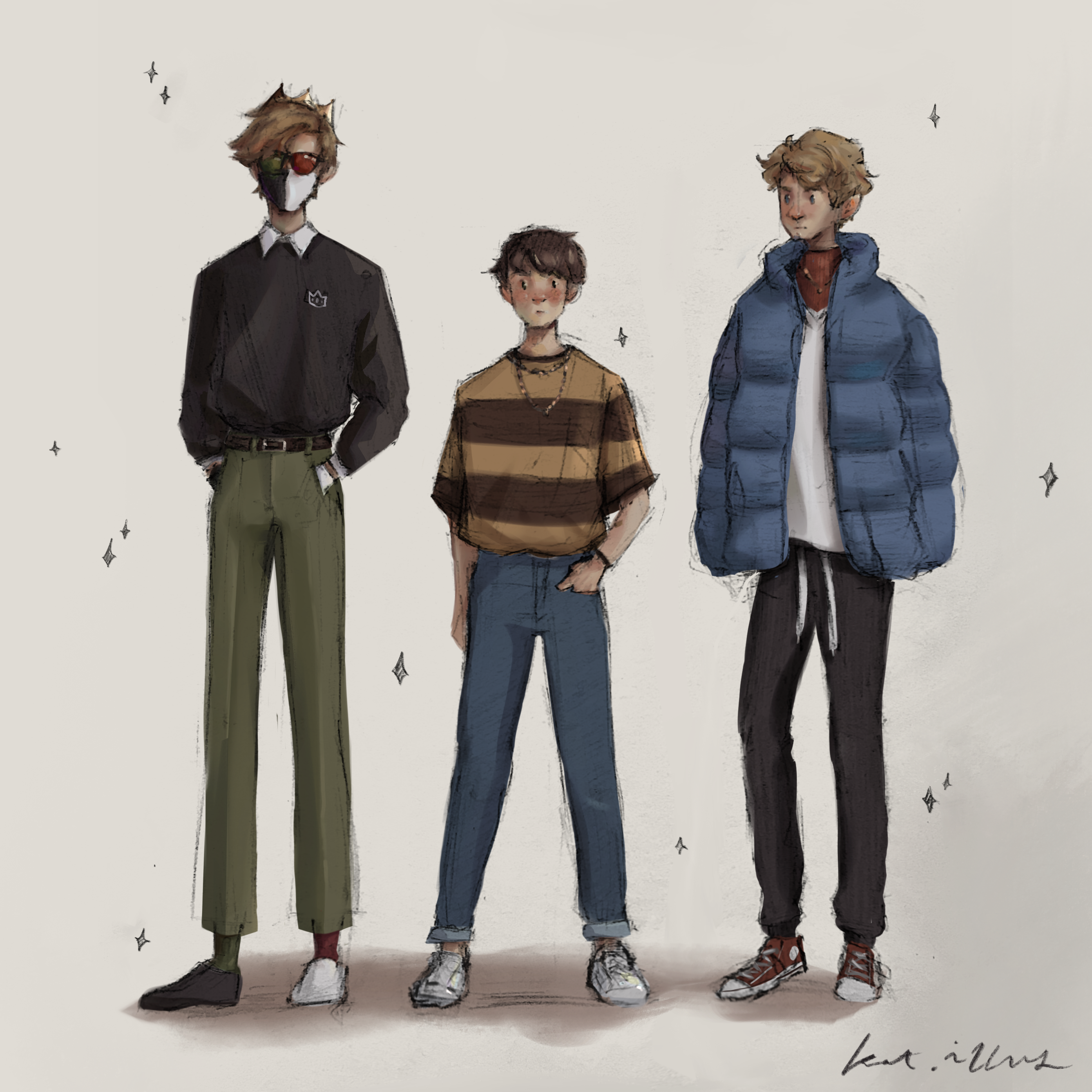 drippy bench trio: tommyinnit